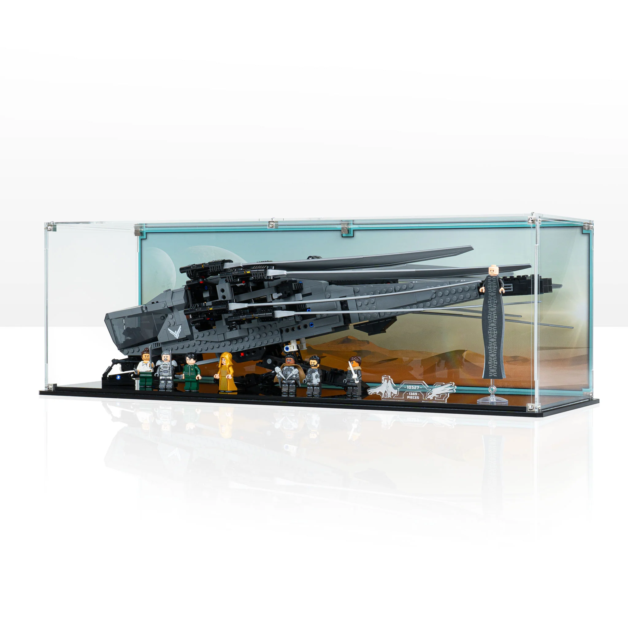 Display Case for LEGO® Icons Dune Atreides Royal Ornithopter (10327) - Image 10