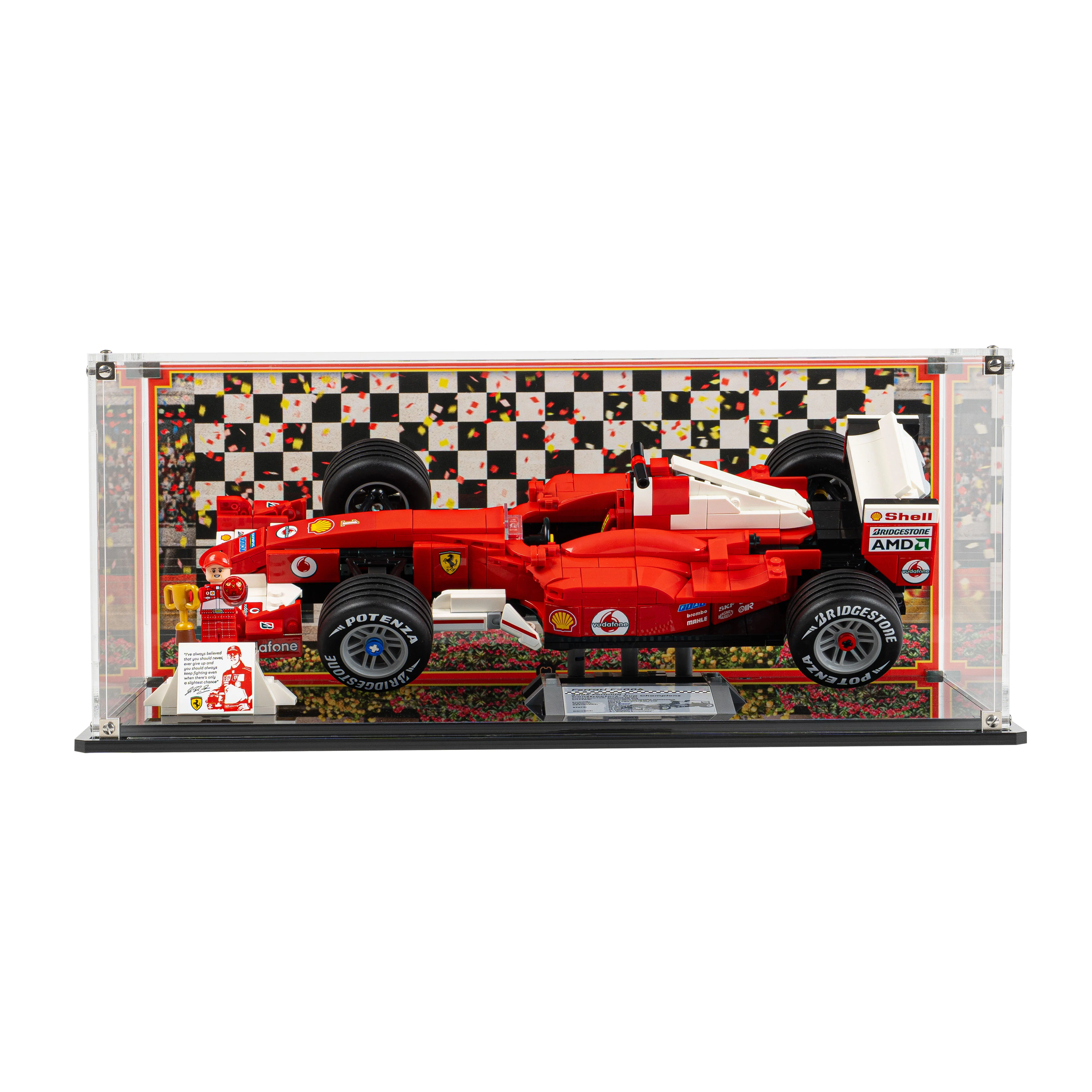 Display Case for LEGO® Icons: Ferrari F2004 & Michael Schumacher (11375) - Image 3