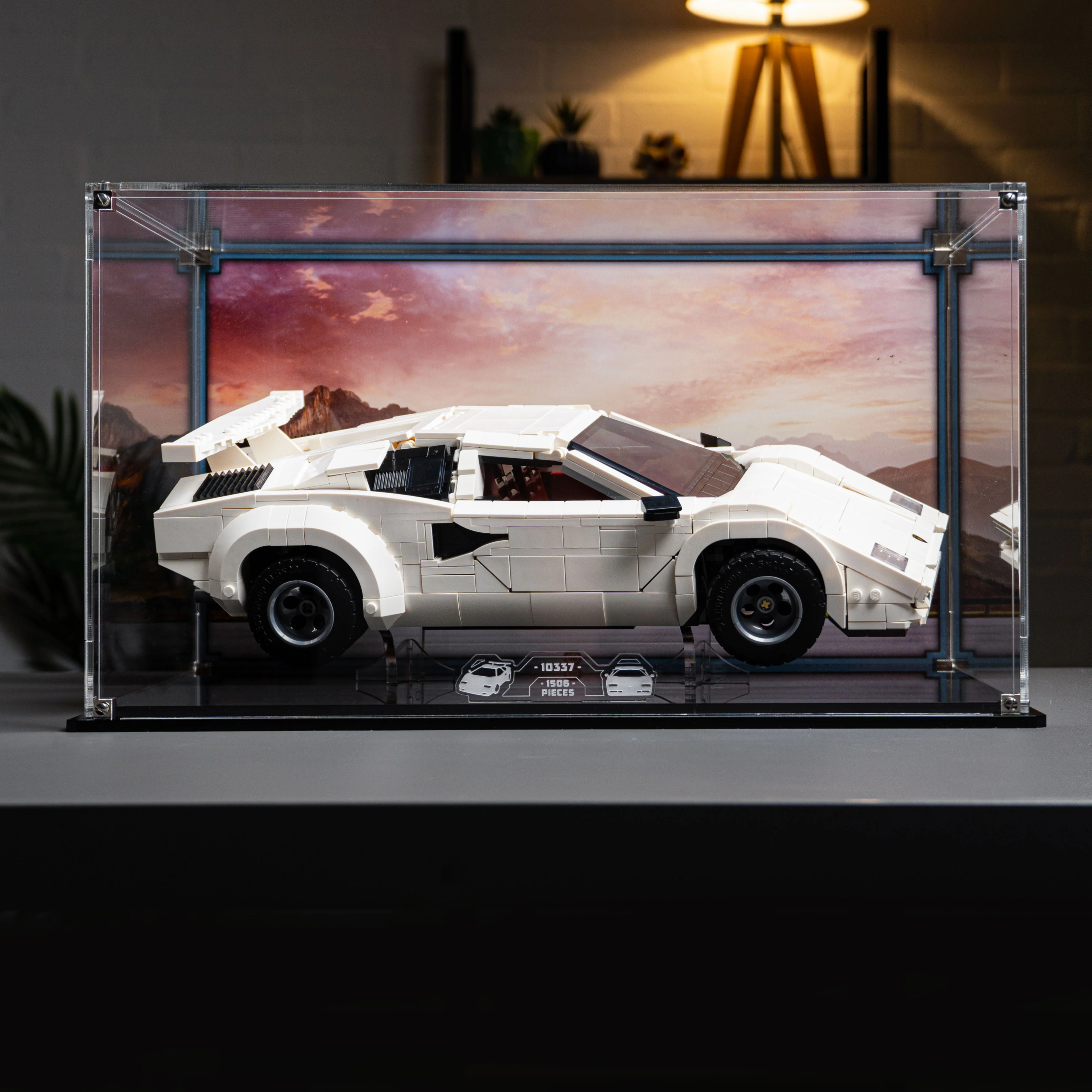 Display Case for LEGO® Icons Lamborghini Countach 5000 Quattrovalvole (10337) - Image 11