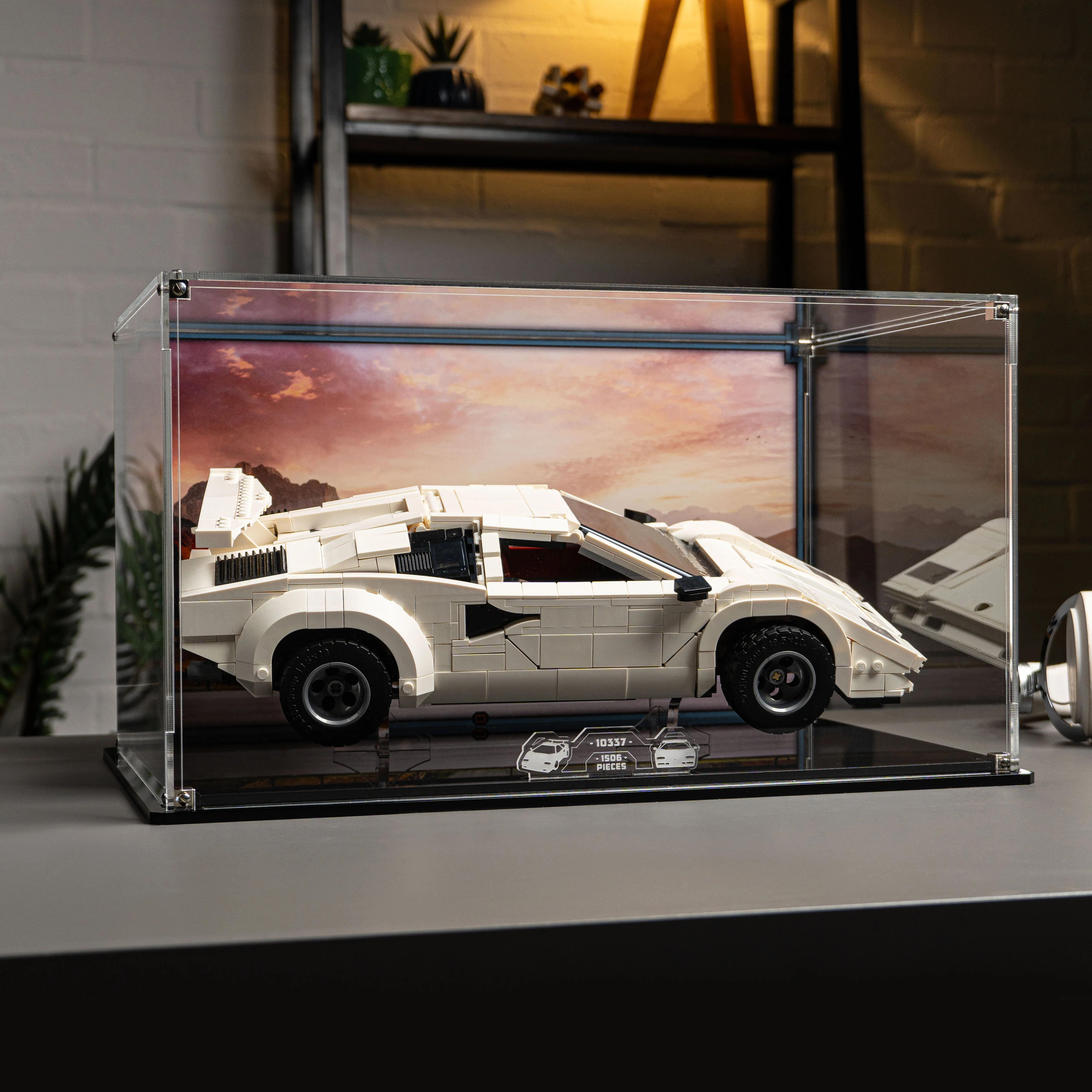 Display Case for LEGO® Icons Lamborghini Countach 5000 Quattrovalvole (10337) - Image 9