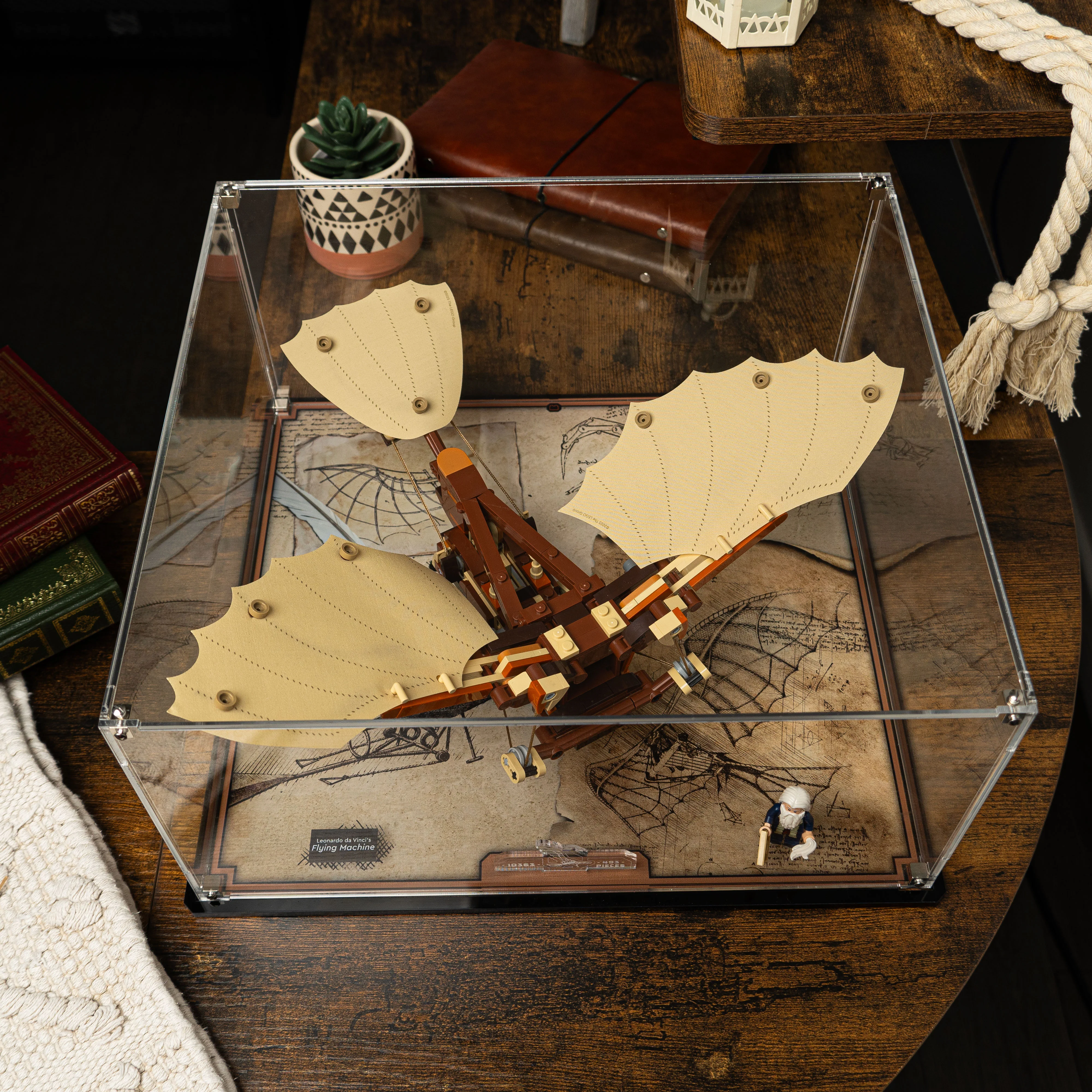 Display Case for LEGO® Icons: Leonardo da Vinci's Flying Machine (10363) - Image 3