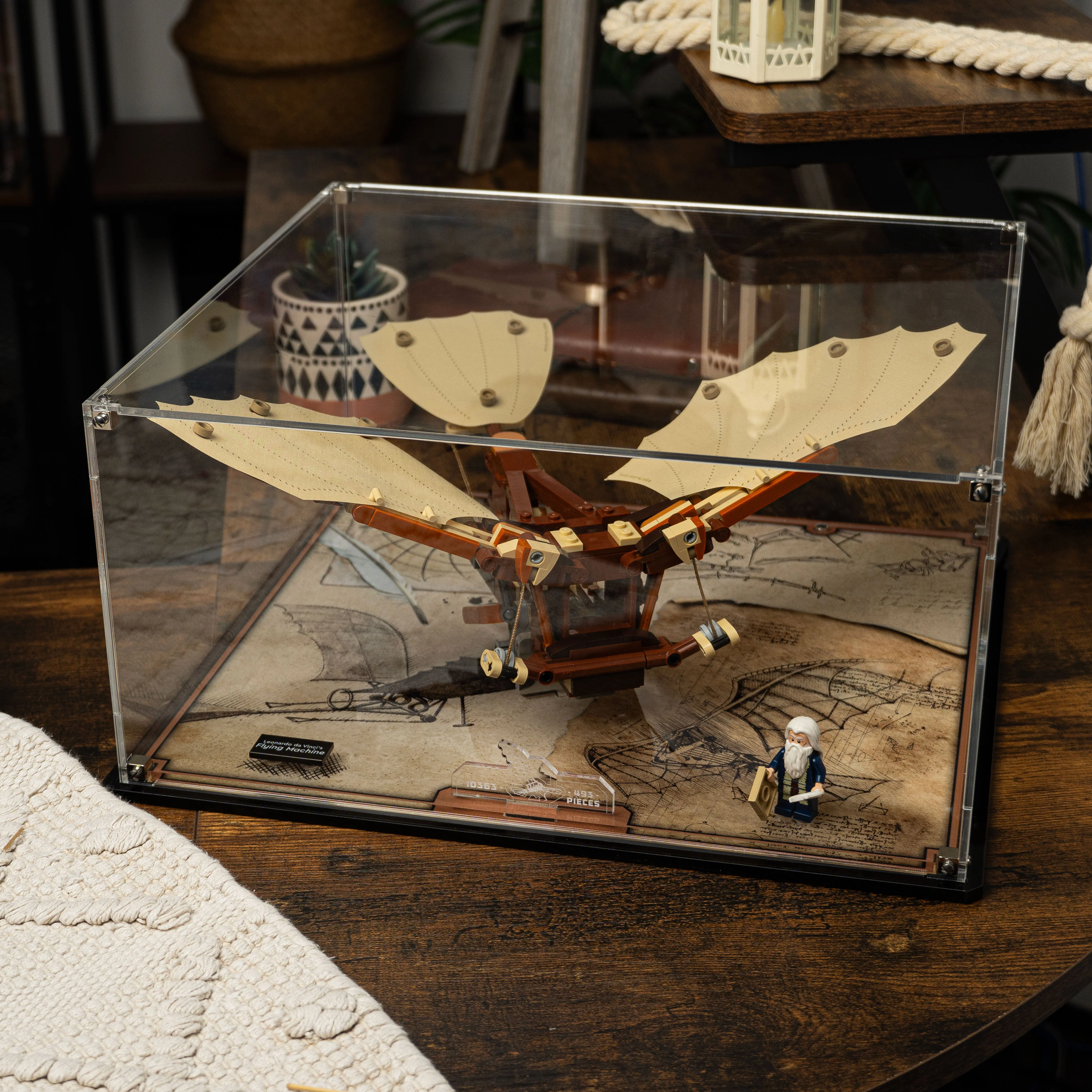 Display Case for LEGO® Icons: Leonardo da Vinci's Flying Machine (10363) - Image 5