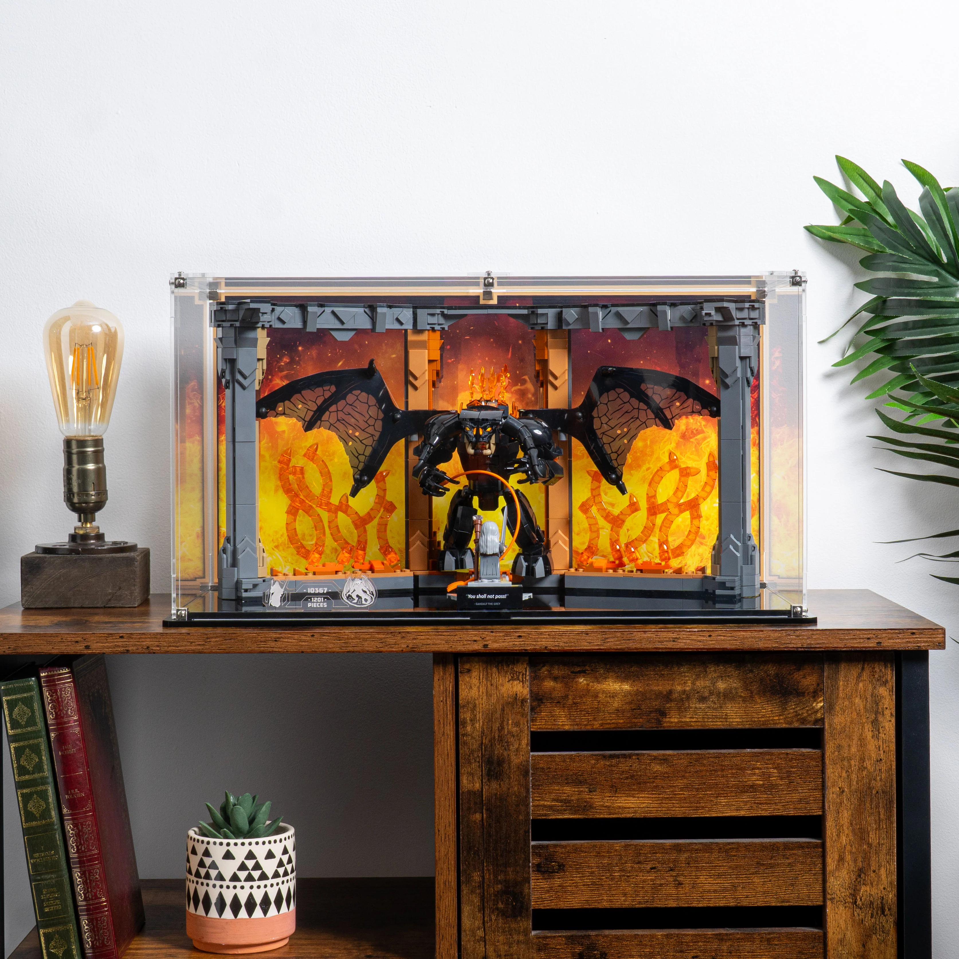 Display Case for LEGO® Icons: Lord of the Rings: Balrog™ Book Nook (10367) - Image 2