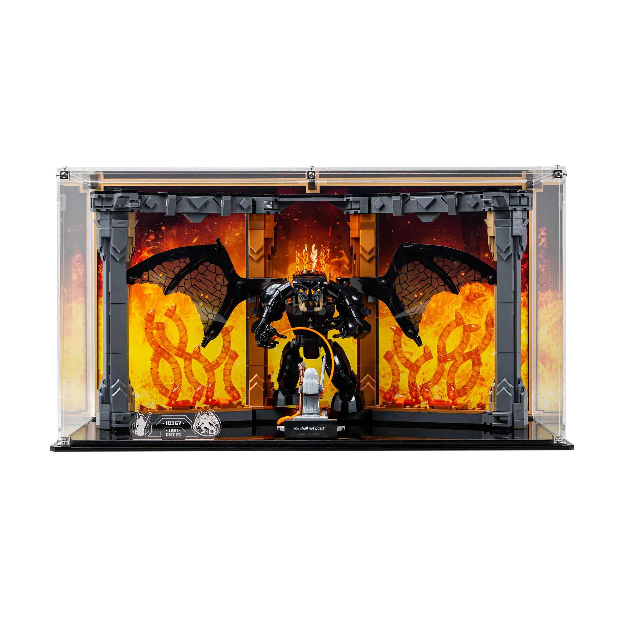 Display Case for LEGO® Icons: Lord of the Rings: Balrog™ Book Nook (10367) - Image 3