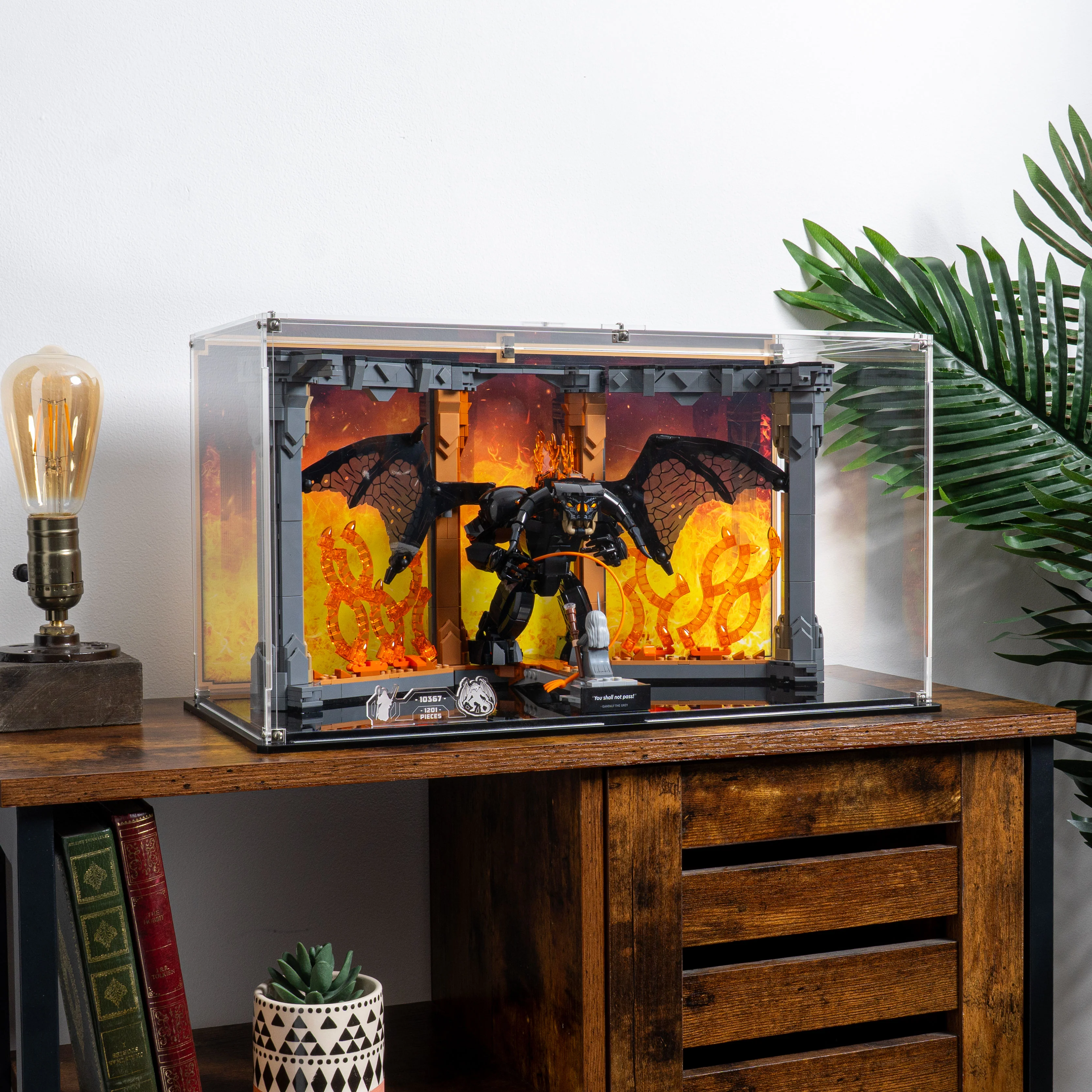Display Case for LEGO® Icons: Lord of the Rings: Balrog™ Book Nook (10367) - Image 9