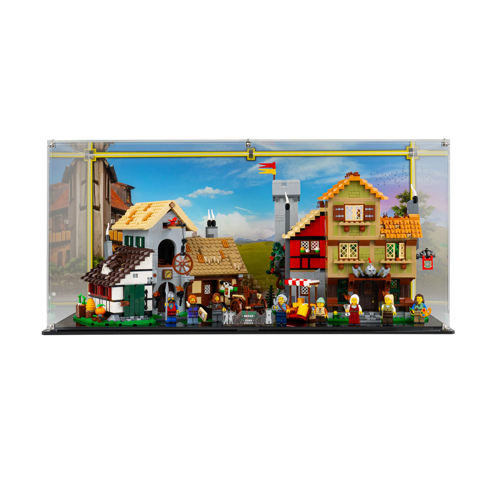 Display Case for LEGO® Icons Medieval Town Square (10332) - Image 2