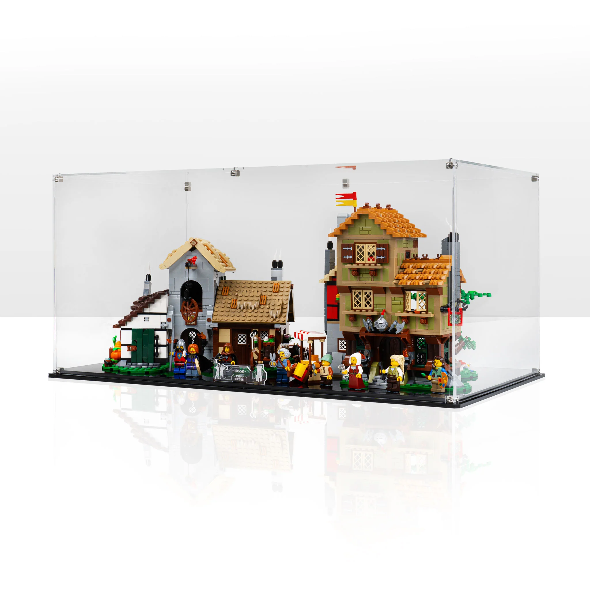 Display Case for LEGO® Icons Medieval Town Square (10332) - Image 3