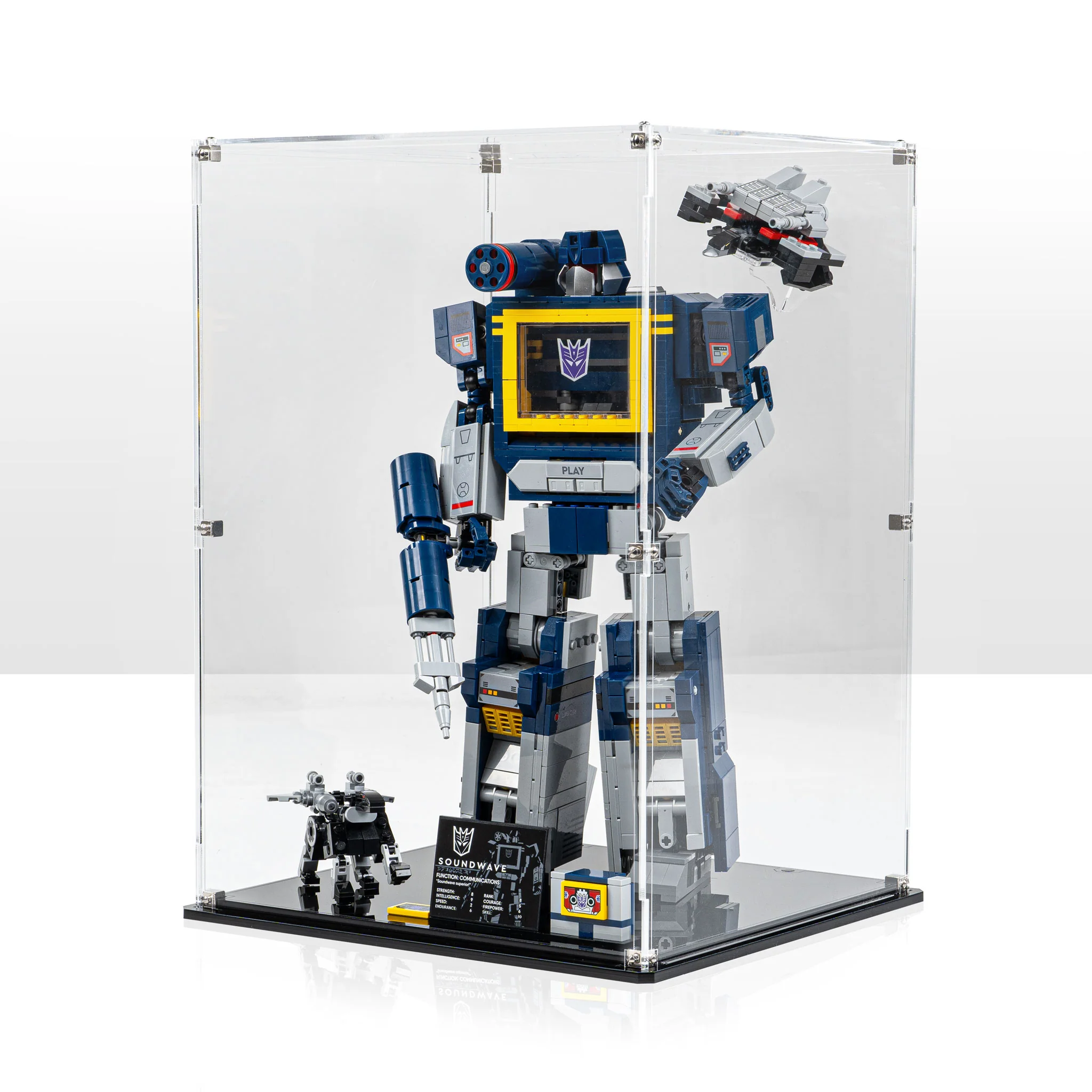 Display Case for LEGO® Icons: Transformers: Soundwave (10358) - Image 11