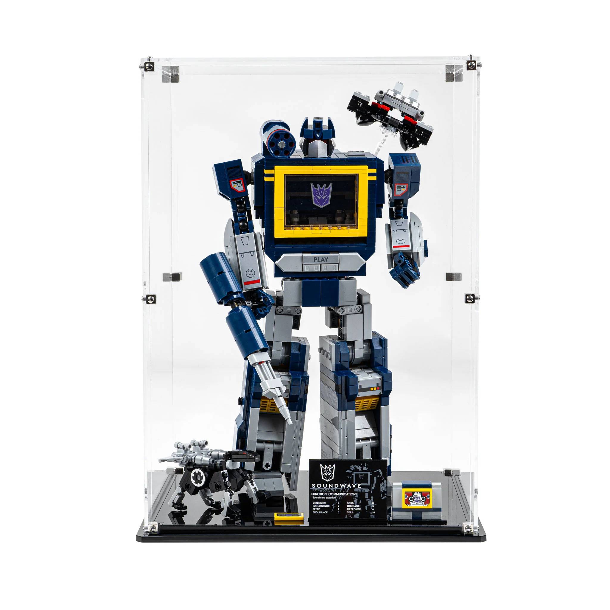 Display Case for LEGO® Icons: Transformers: Soundwave (10358) - Image 16
