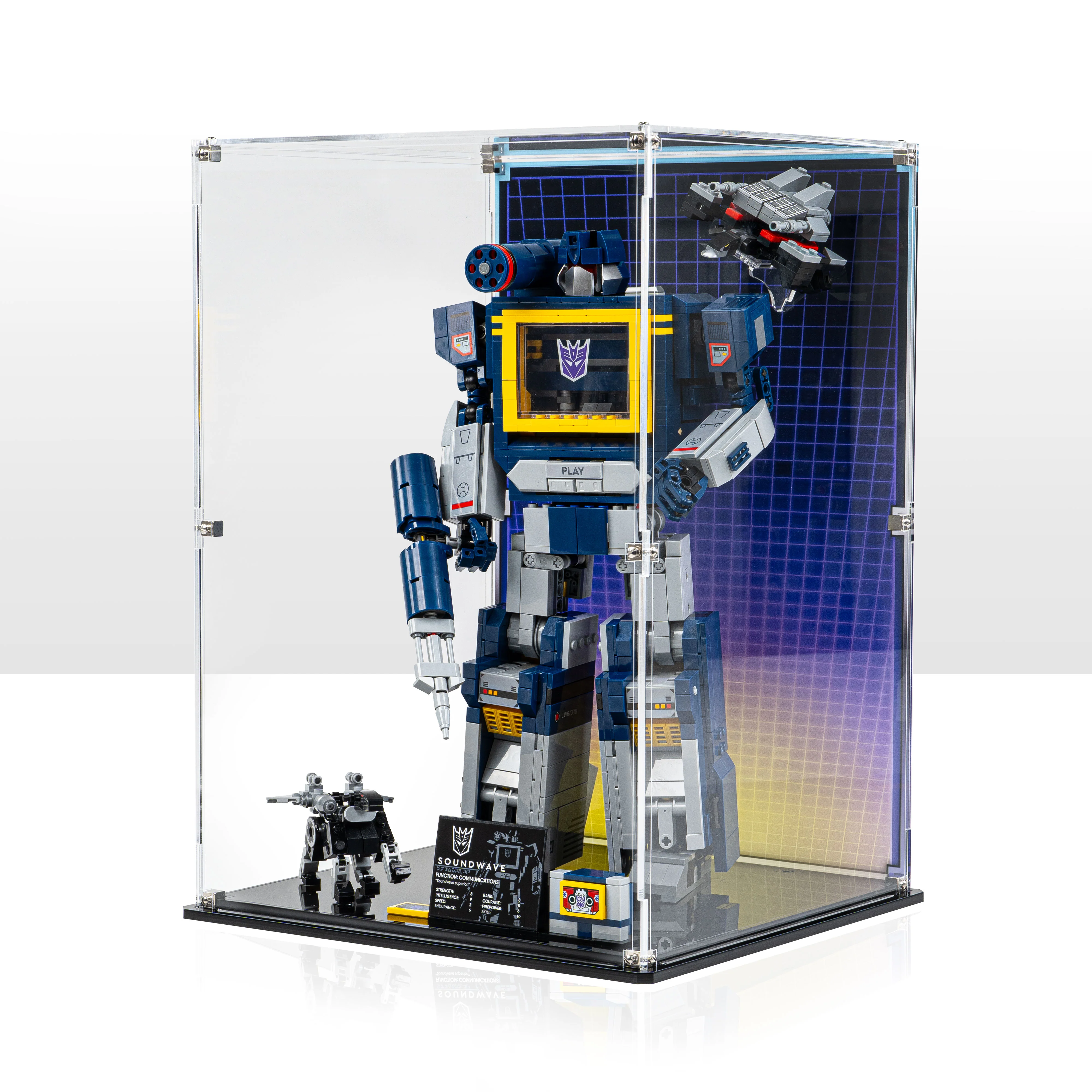 Display Case for LEGO® Icons: Transformers: Soundwave (10358) - Image 8