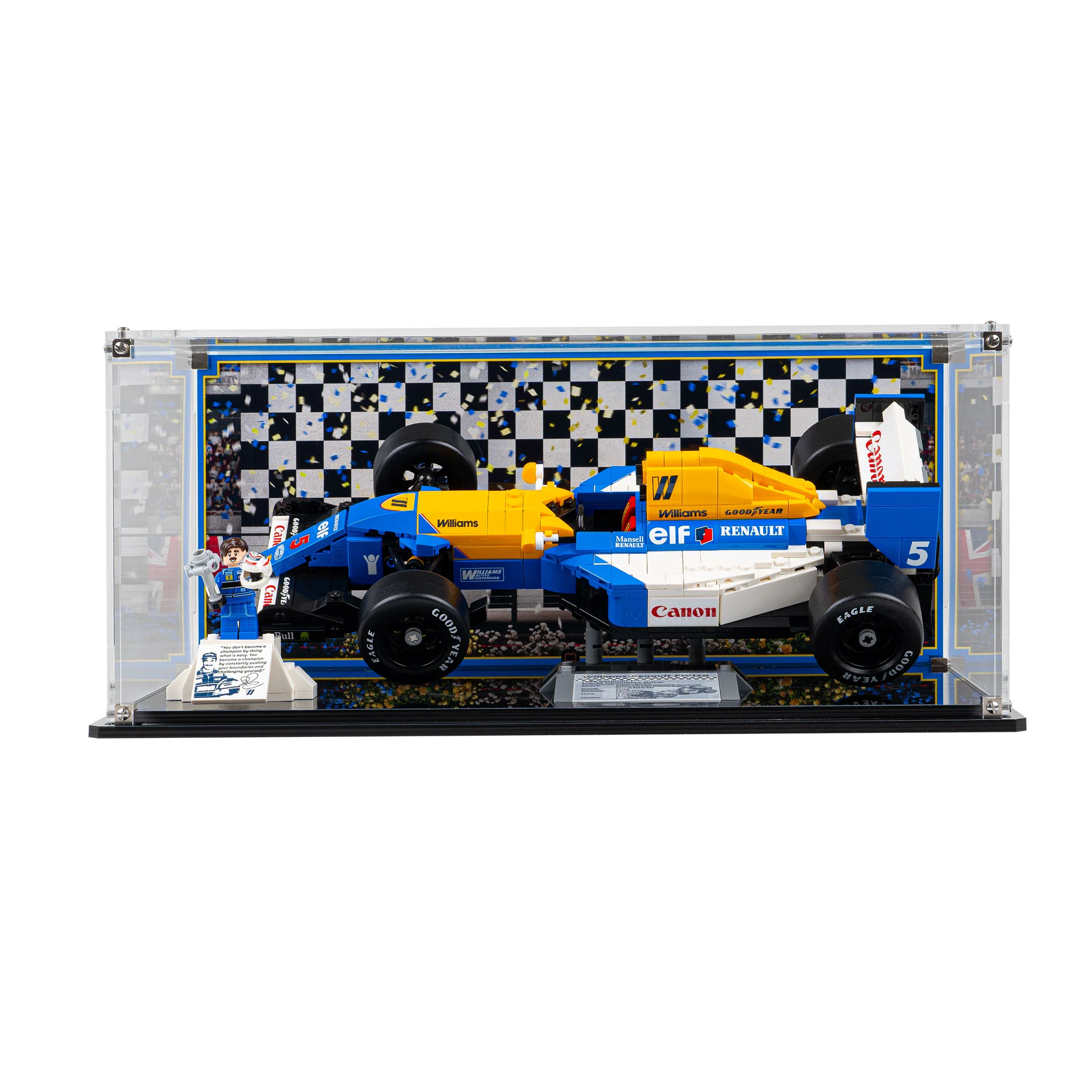 Display Case for LEGO® Icons: Williams Racing FW14B & Nigel Mansell (10353) - Image 3