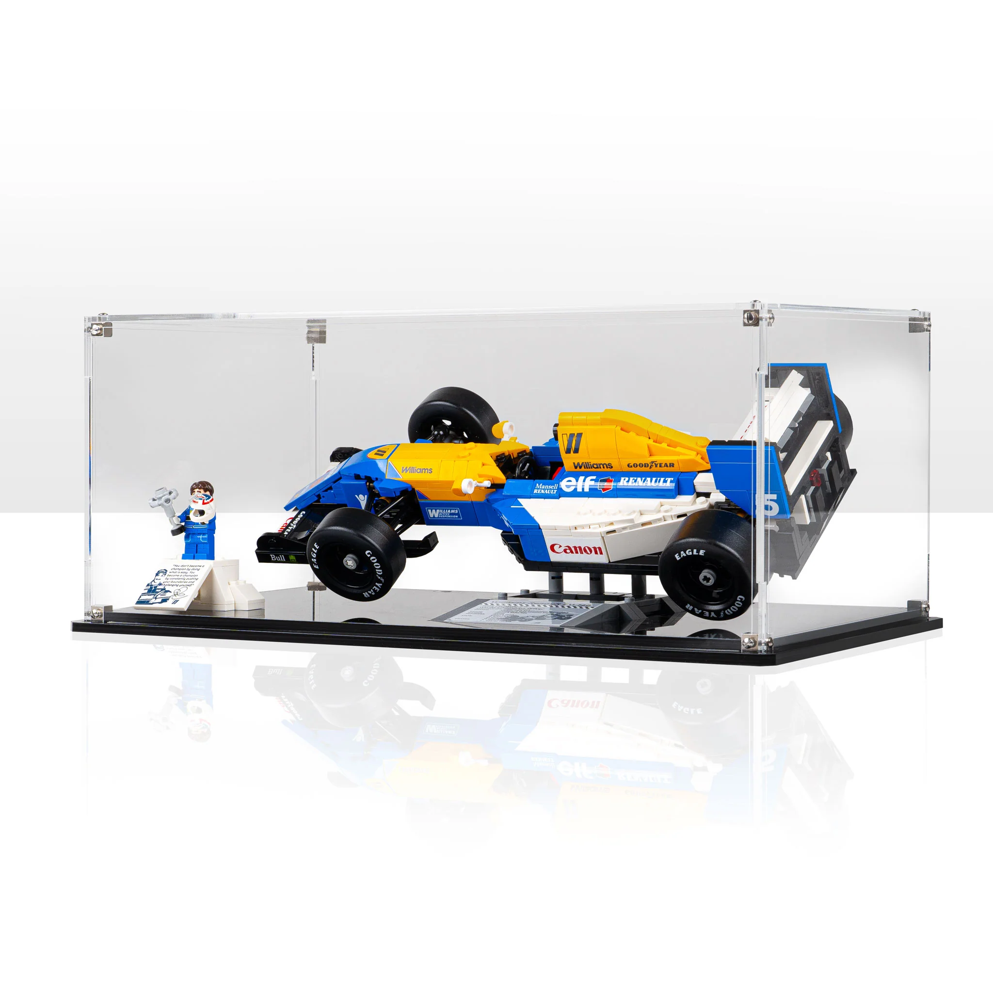 Display Case for LEGO® Icons: Williams Racing FW14B & Nigel Mansell (10353) - Image 4