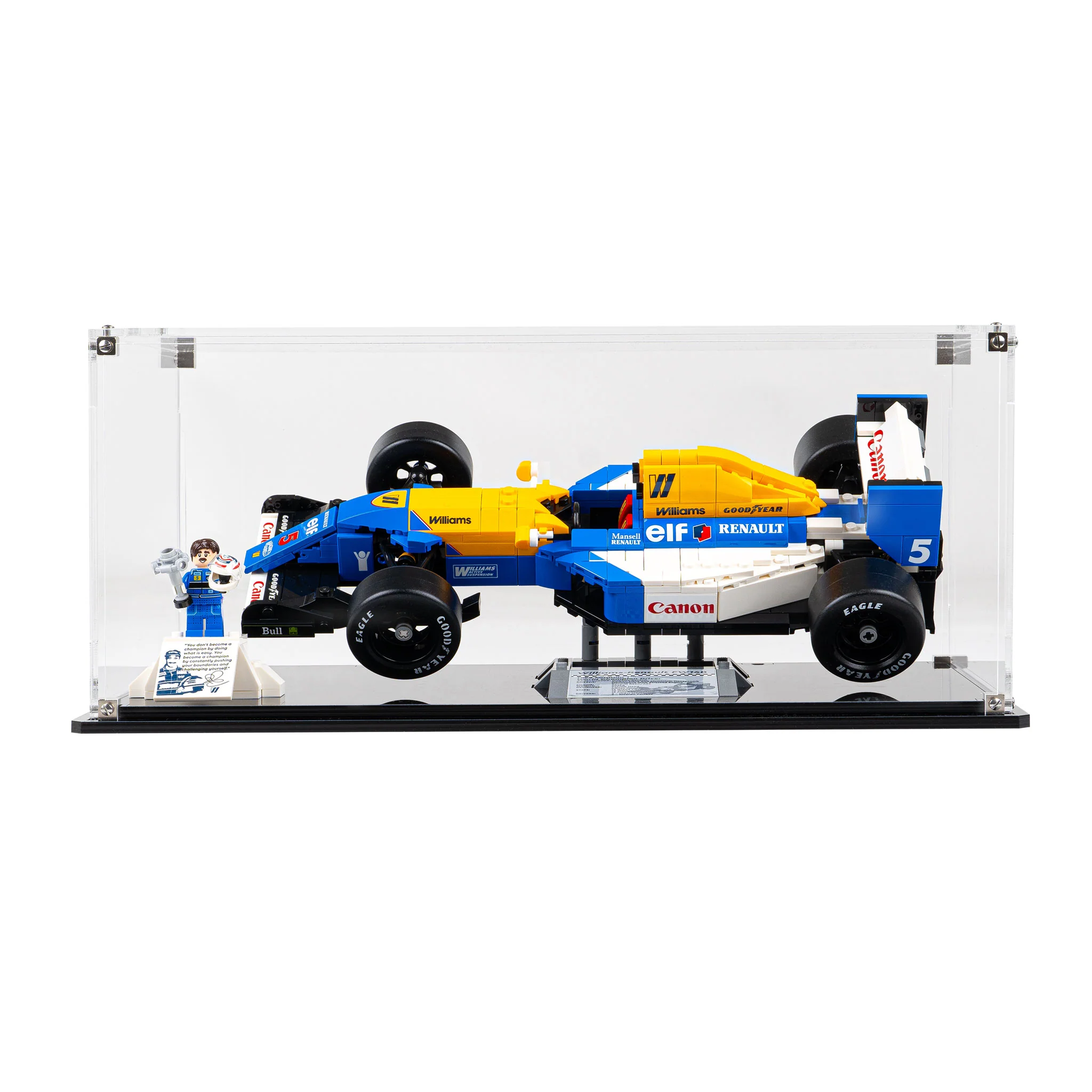 Display Case for LEGO® Icons: Williams Racing FW14B & Nigel Mansell (10353) - Image 6