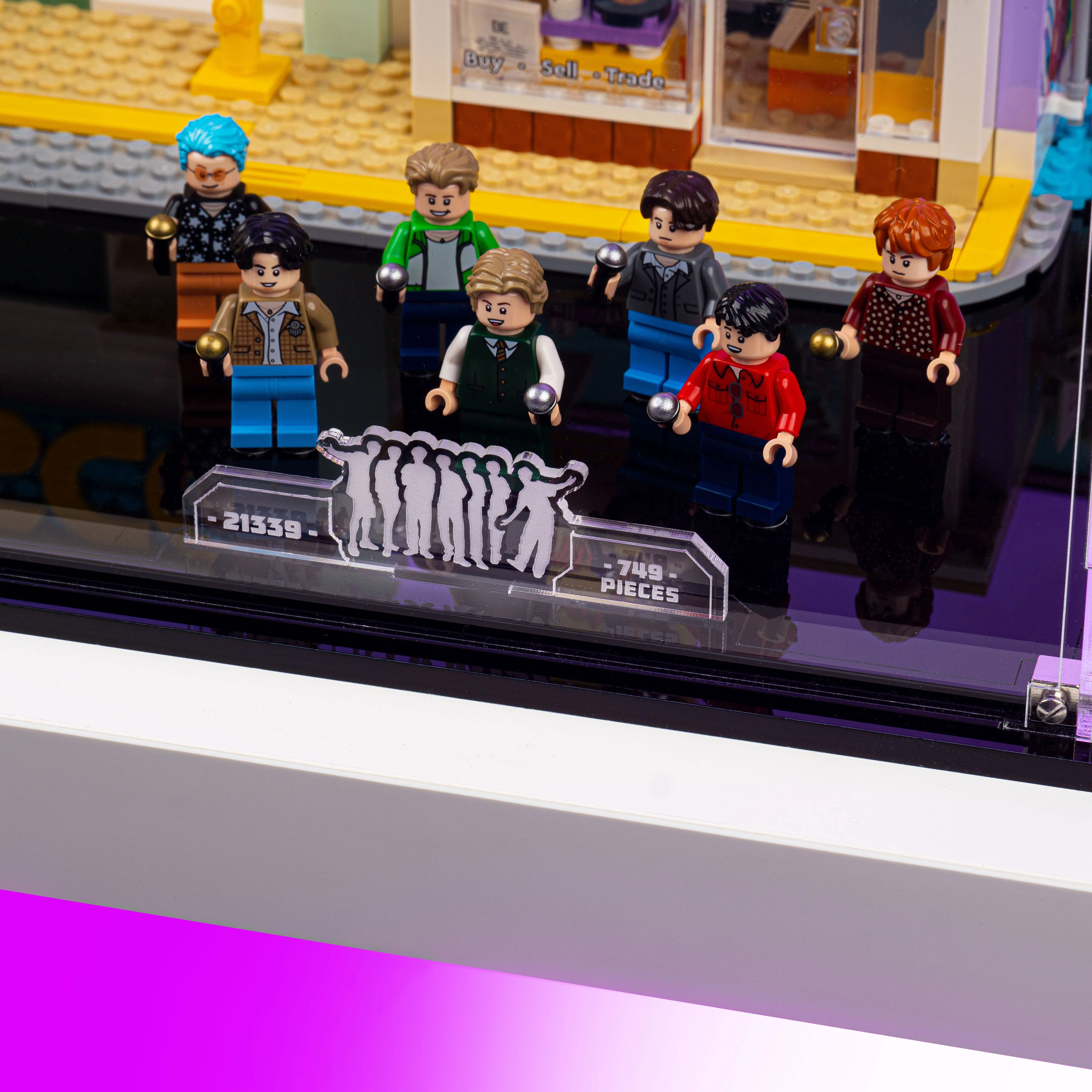 Display Case for LEGO® Ideas: BTS Dynamite (21339) - Image 11
