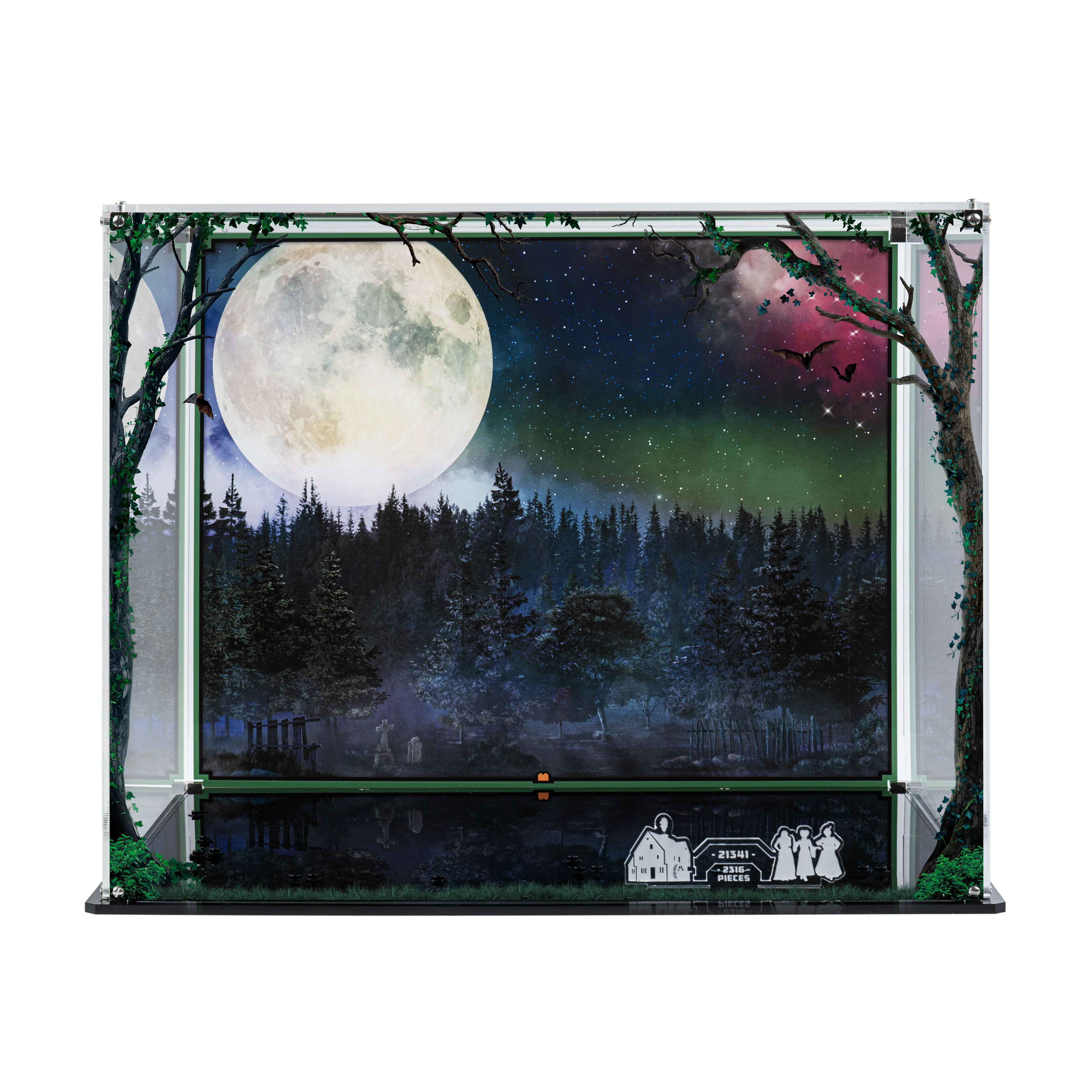 Display Case for LEGO® Ideas Disney Hocus Pocus: Sanderson Sisters' Cottage (21341) - Image 4