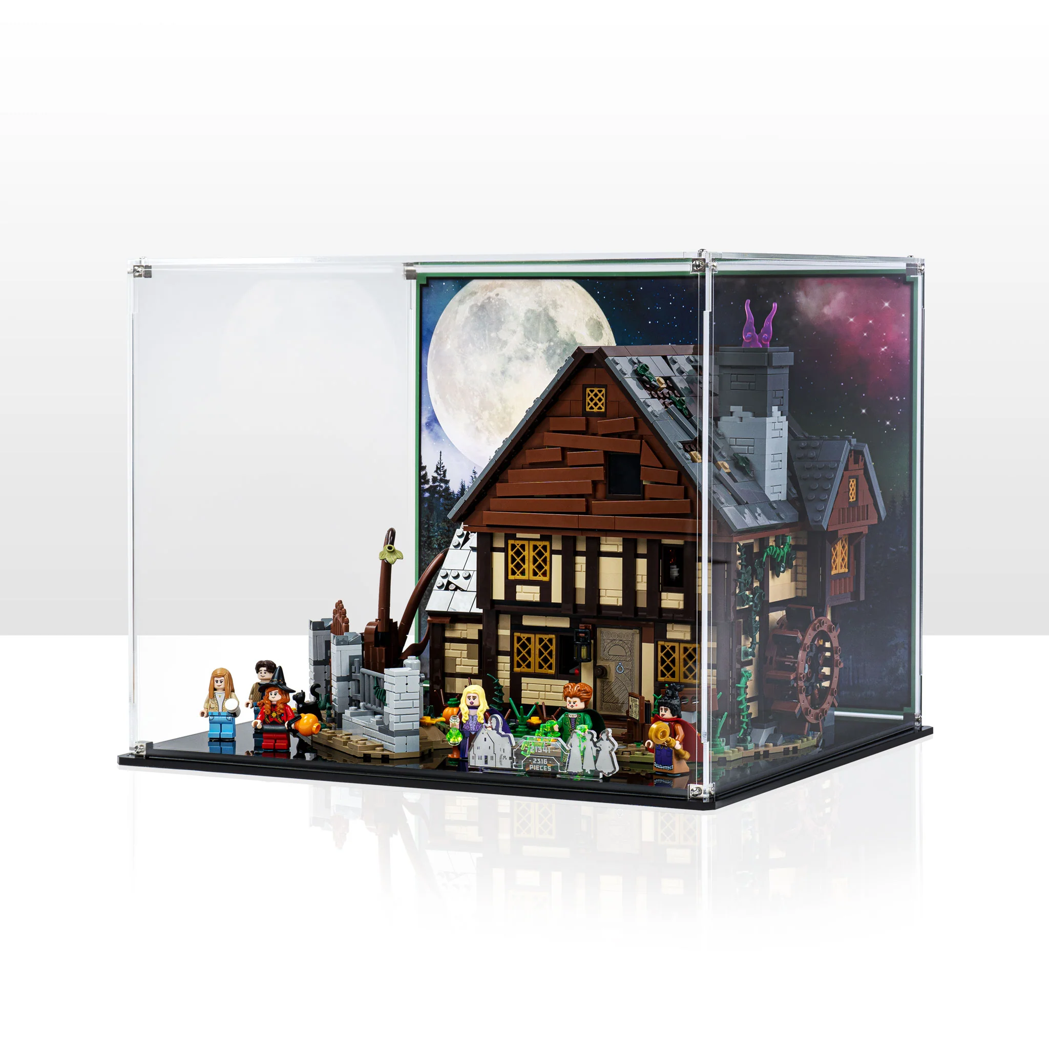 Display Case for LEGO® Ideas Disney Hocus Pocus: Sanderson Sisters' Cottage (21341) - Image 5