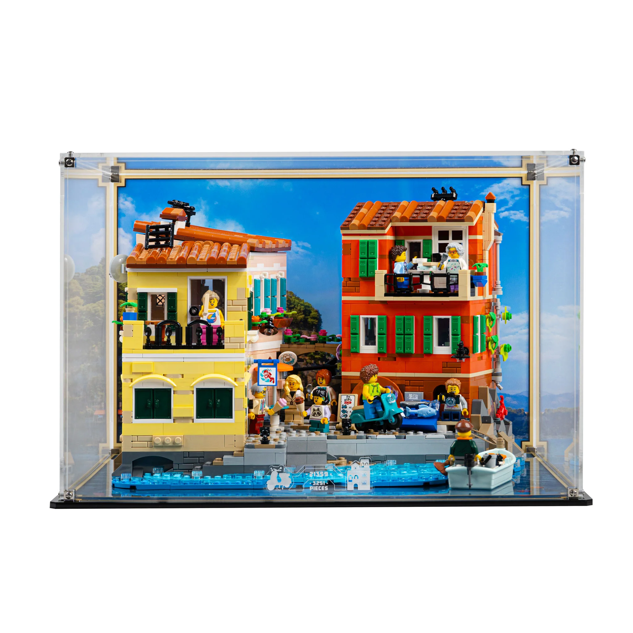 Display Case for LEGO® Ideas: Italian Riviera (21359) - Image 3