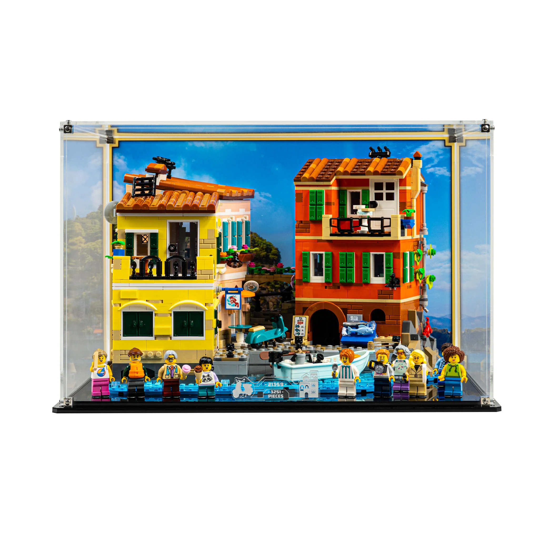 Display Case for LEGO® Ideas: Italian Riviera (21359) - Image 9