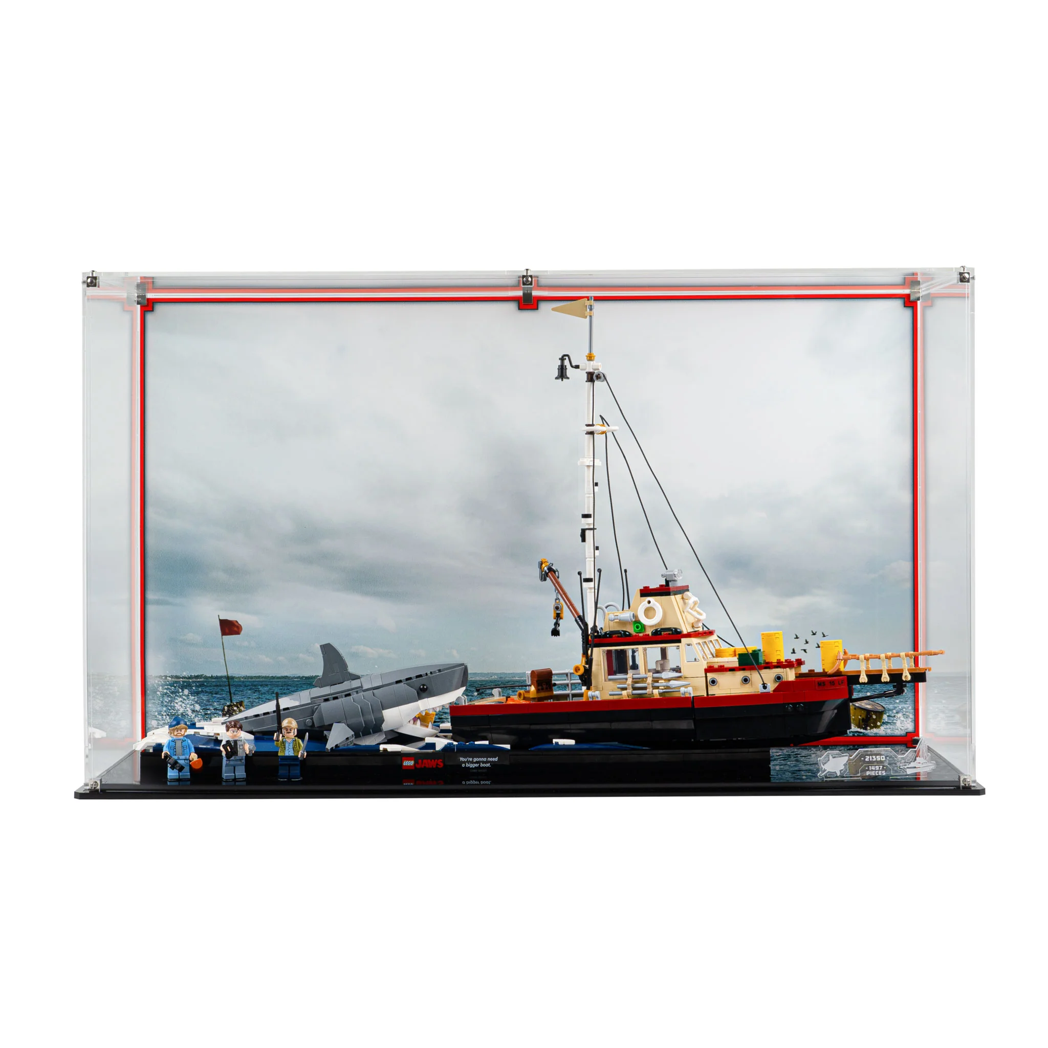 Display Case for LEGO® Ideas Jaws (21350) - Image 12