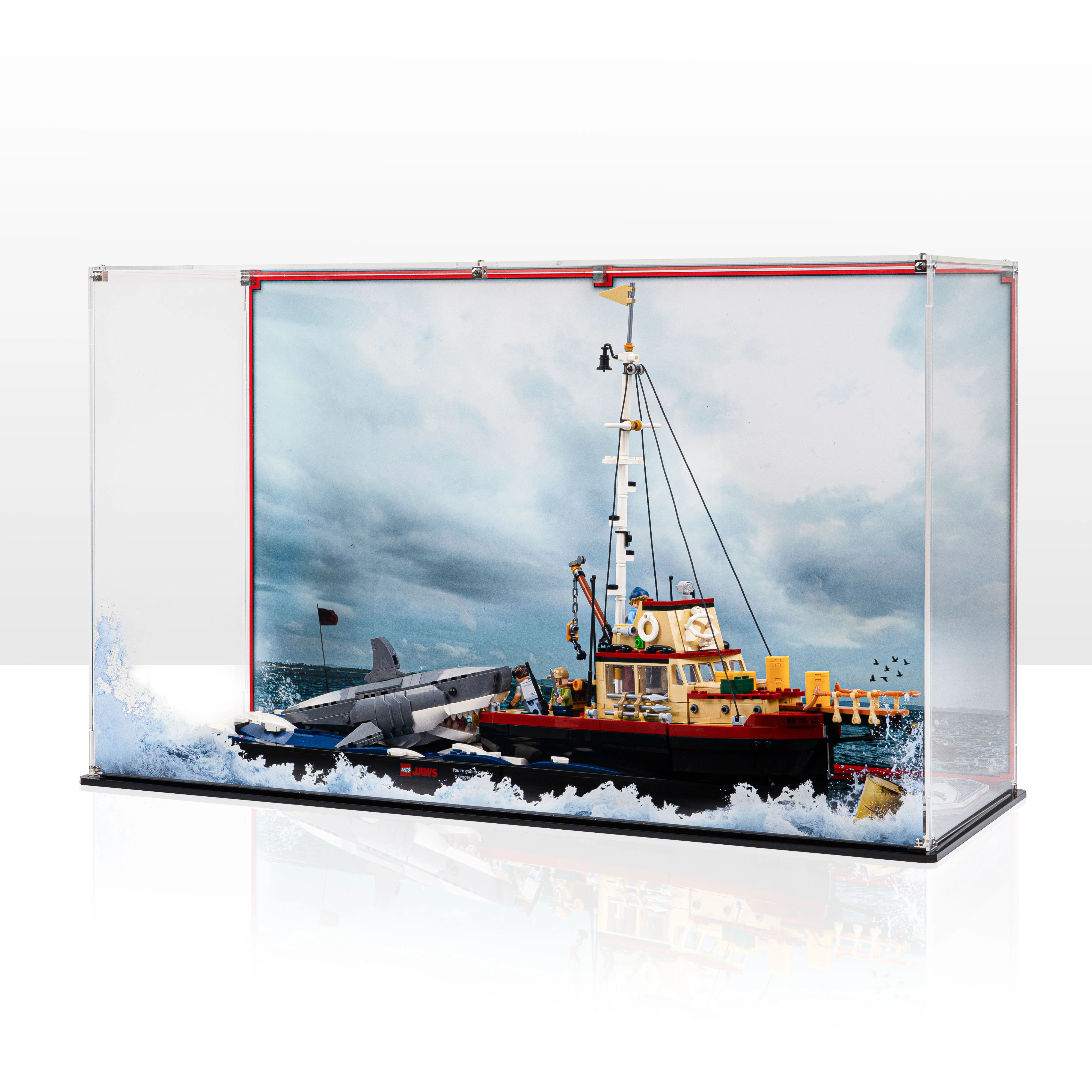 Display Case for LEGO® Ideas Jaws (21350) - Image 19