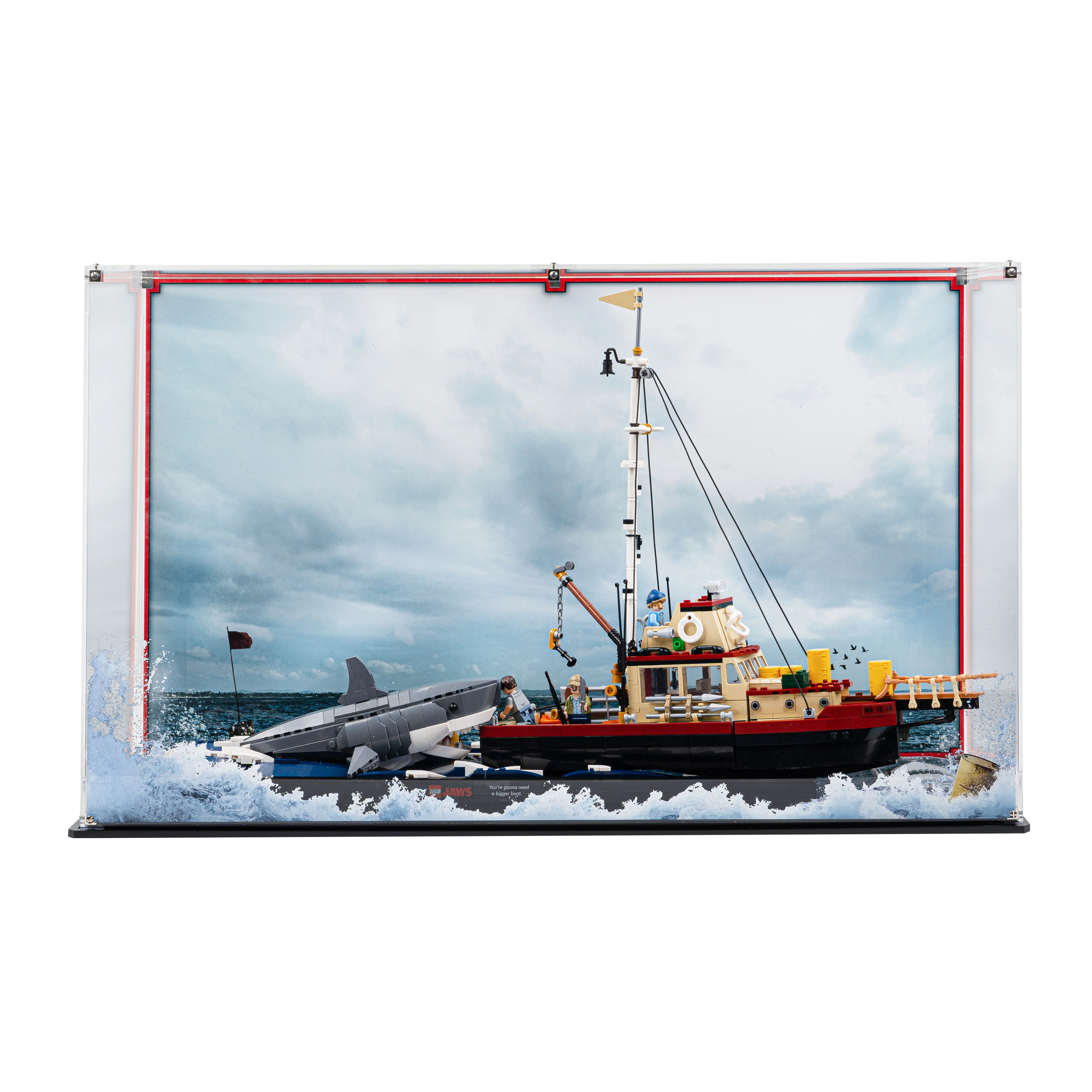 Display Case for LEGO® Ideas Jaws (21350) - Image 3