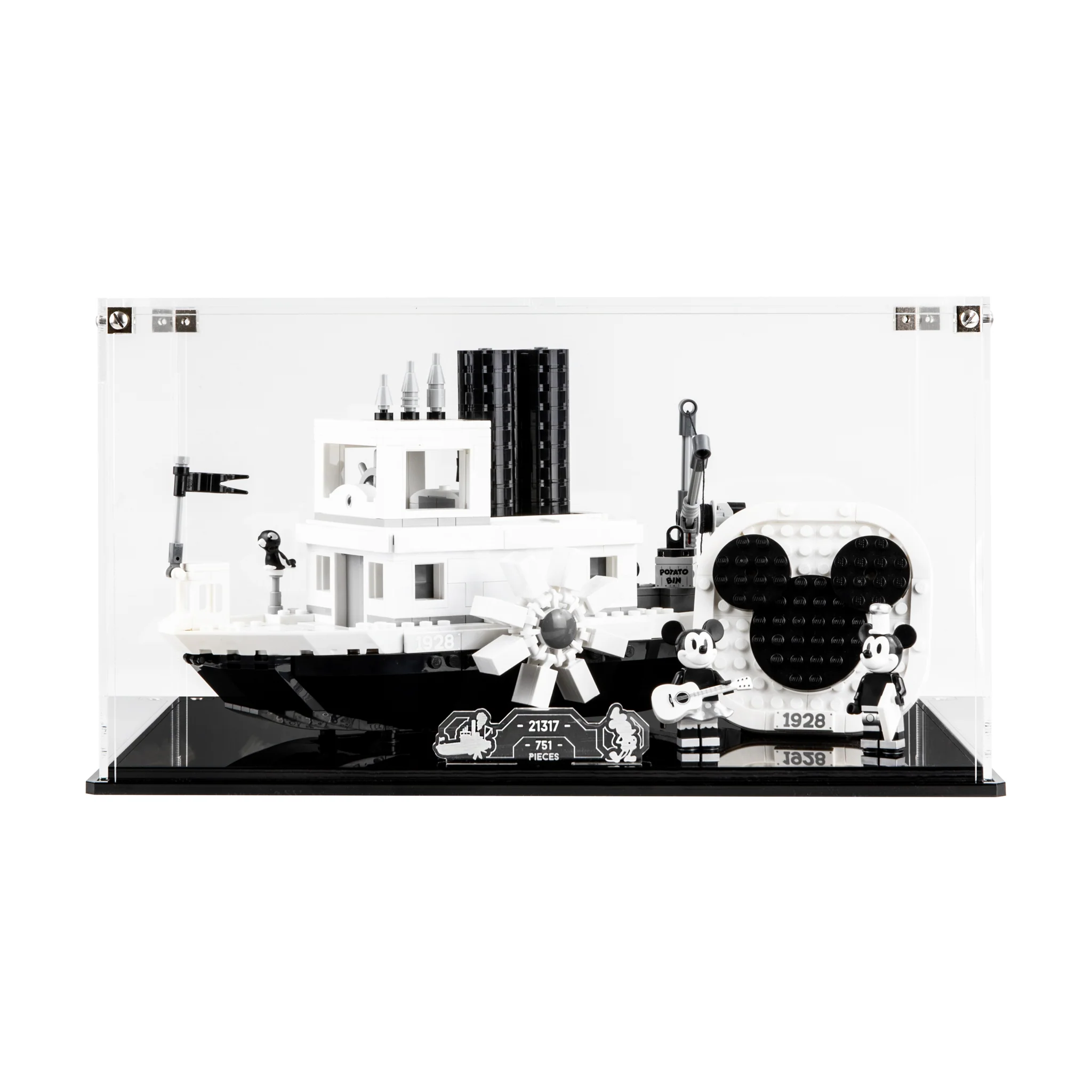 Display Case for LEGO® Ideas: Steamboat Willie (21317) - Image 3