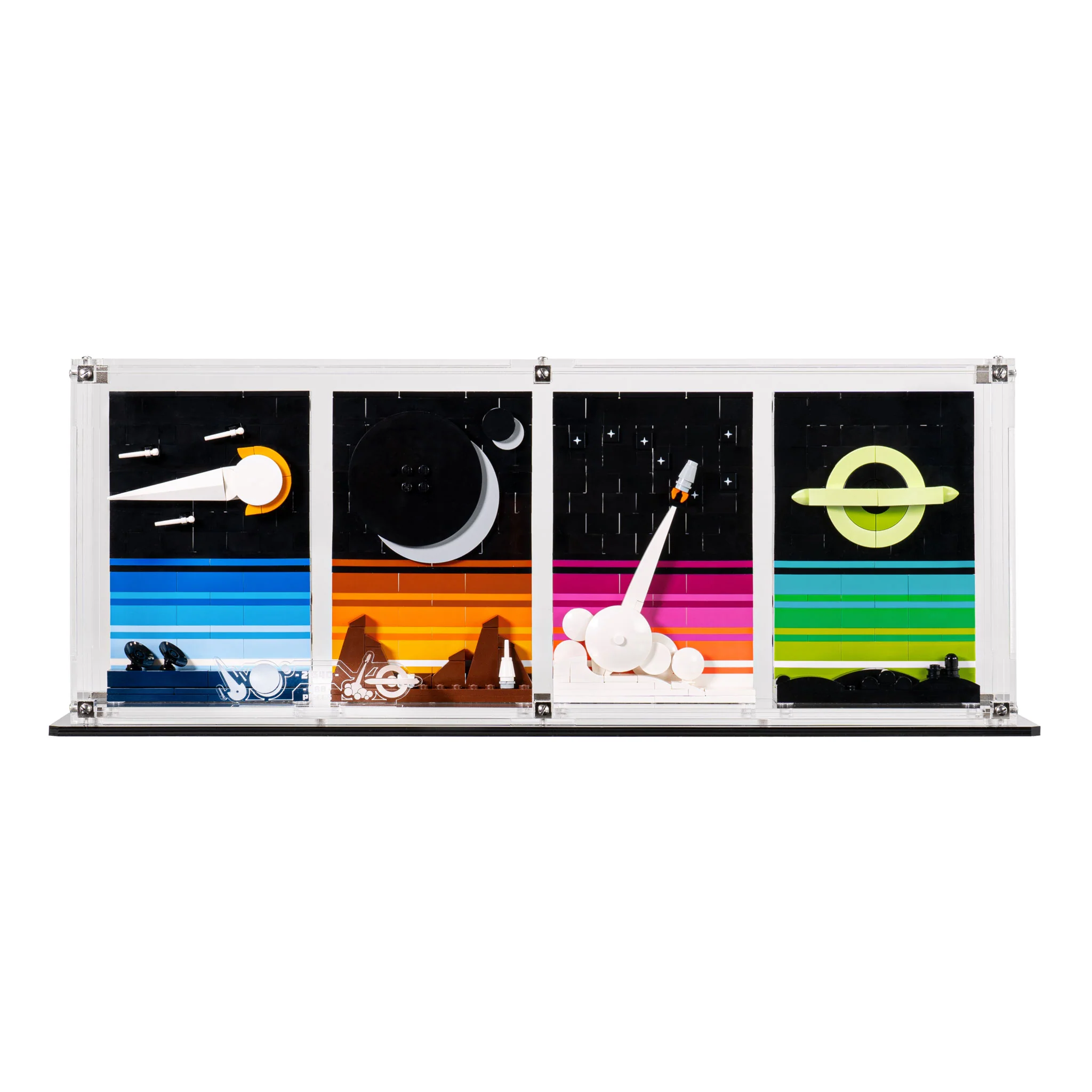 Wall Mounted Display Case for LEGO® Ideas: Tales of the Space Age (21340) - Image 4