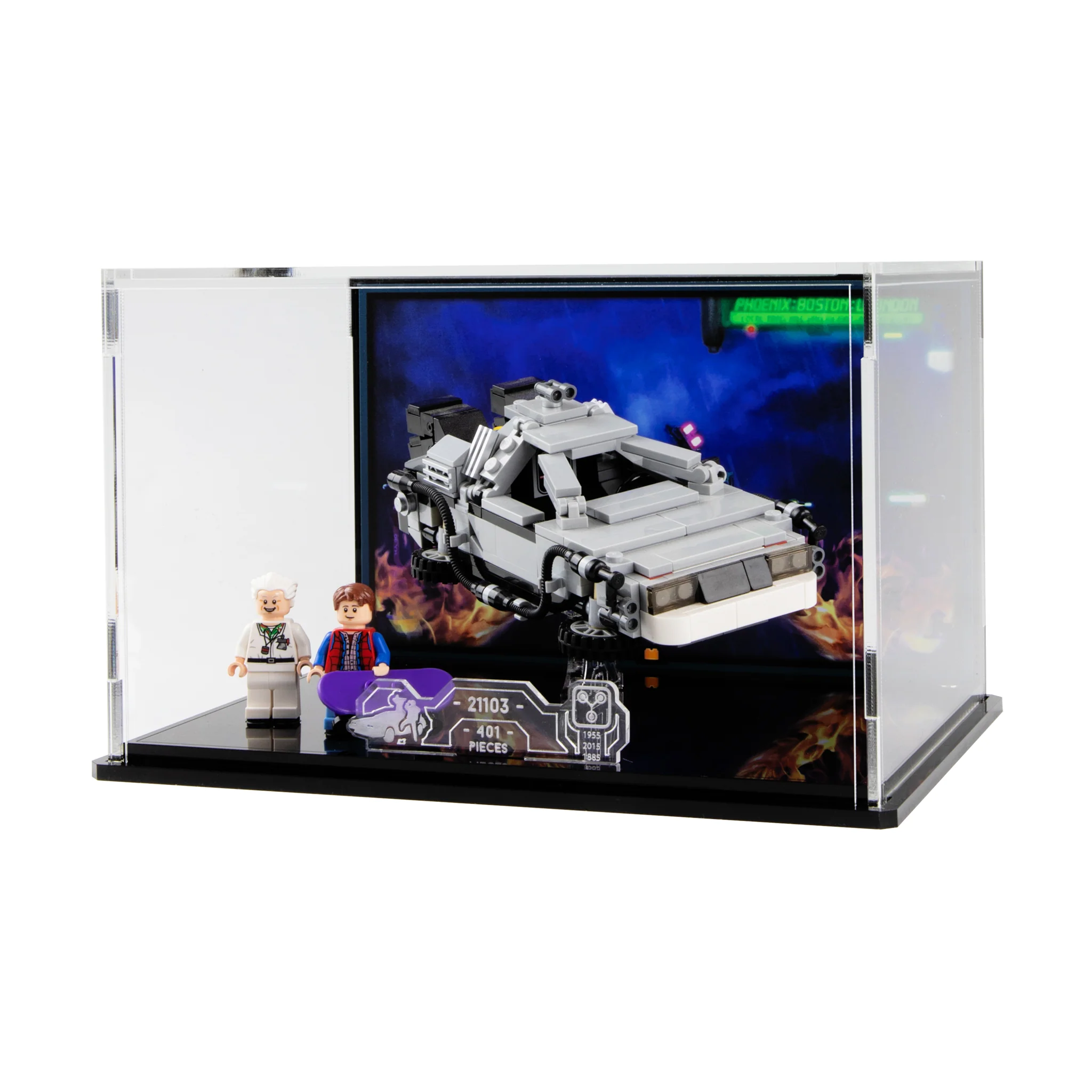 Display Case for LEGO® Ideas: The DeLorean (21103) - Image 2