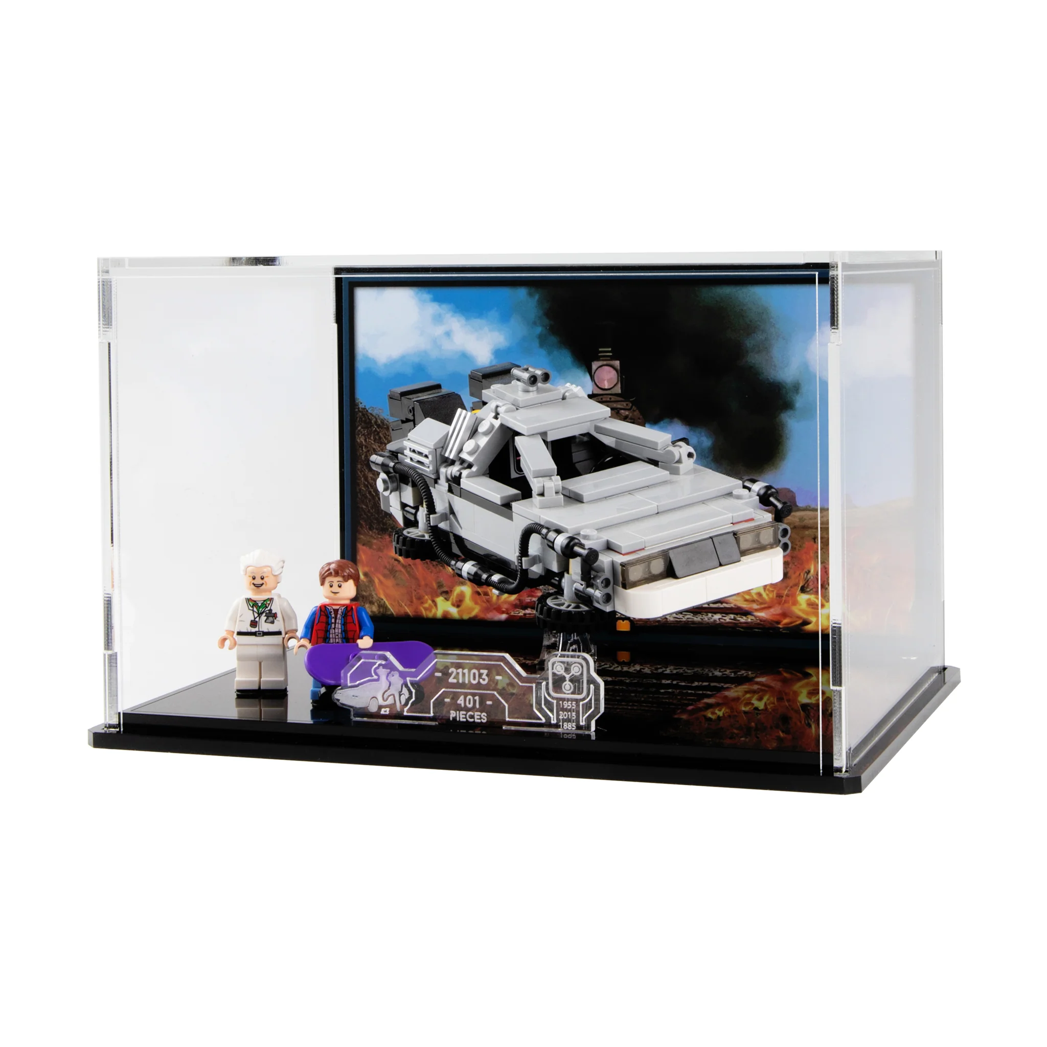 Display Case for LEGO® Ideas: The DeLorean (21103) - Image 3