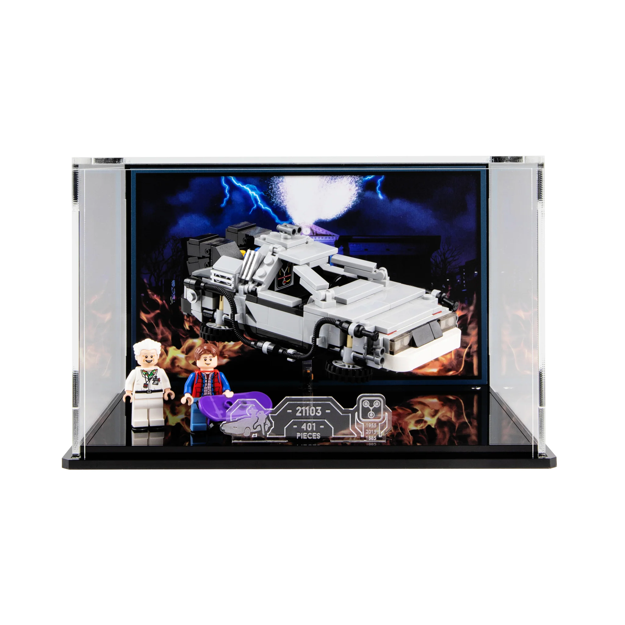 Display Case for LEGO® Ideas: The DeLorean (21103) - Image 4