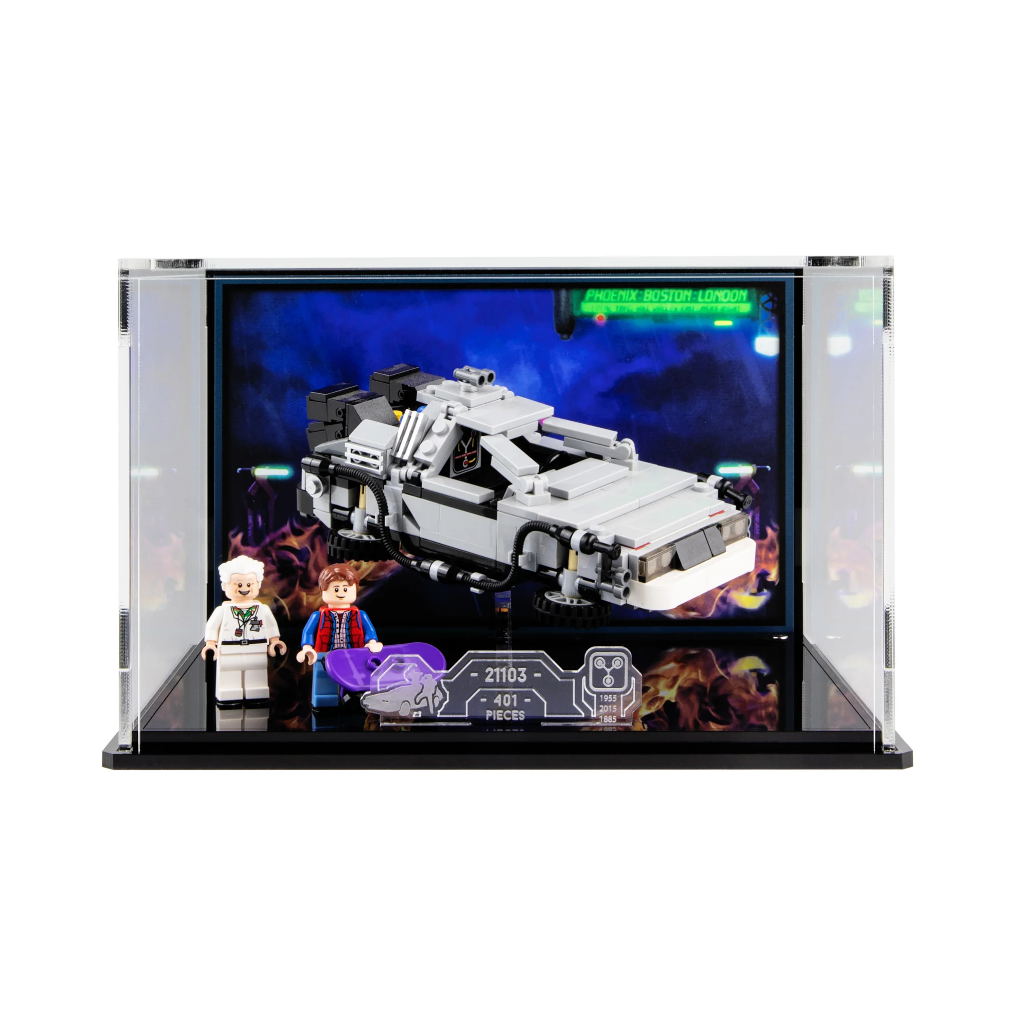 Display Case for LEGO® Ideas: The DeLorean (21103) - Image 5