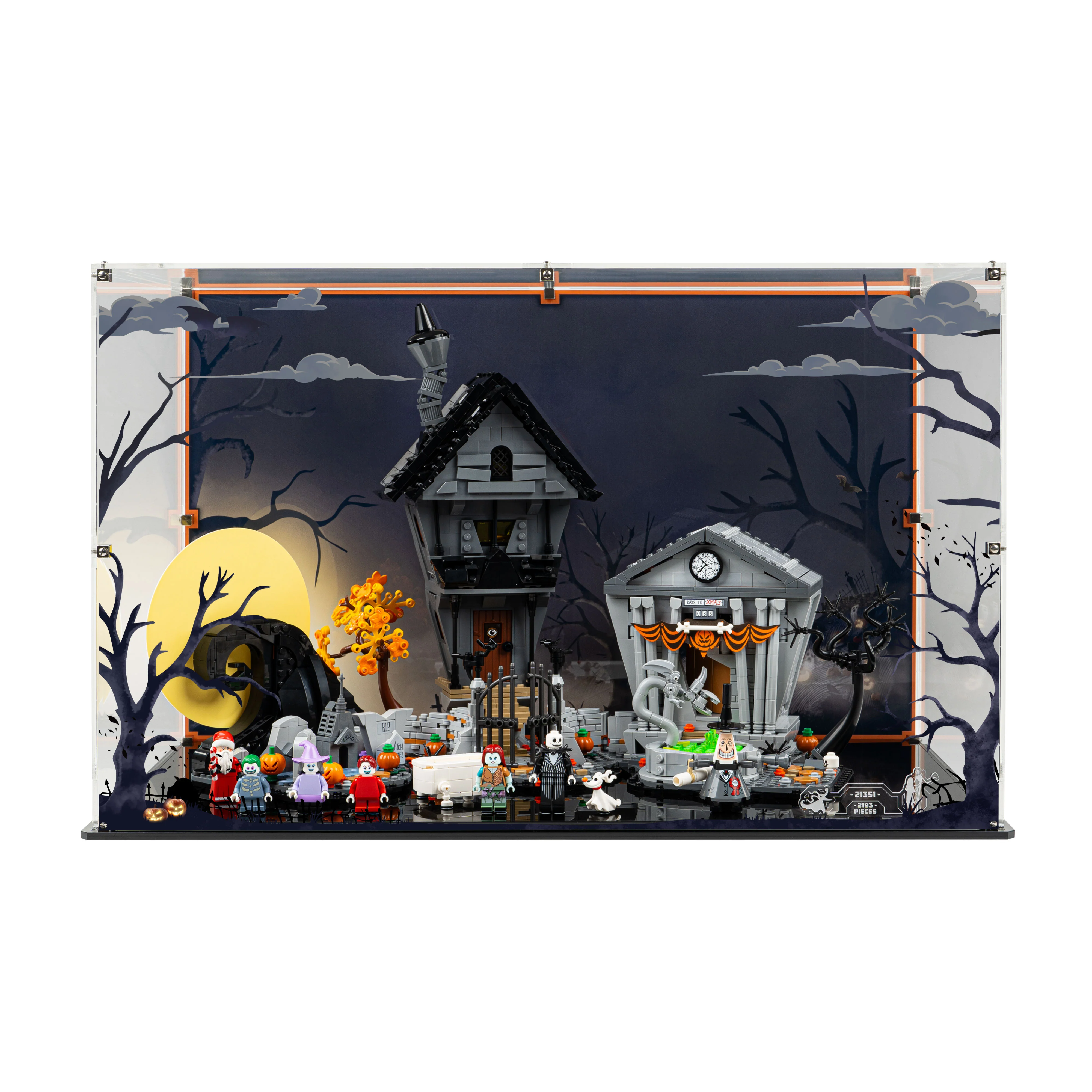 Display Case for LEGO® Ideas: The Nightmare Before Christmas (21351) - Image 4