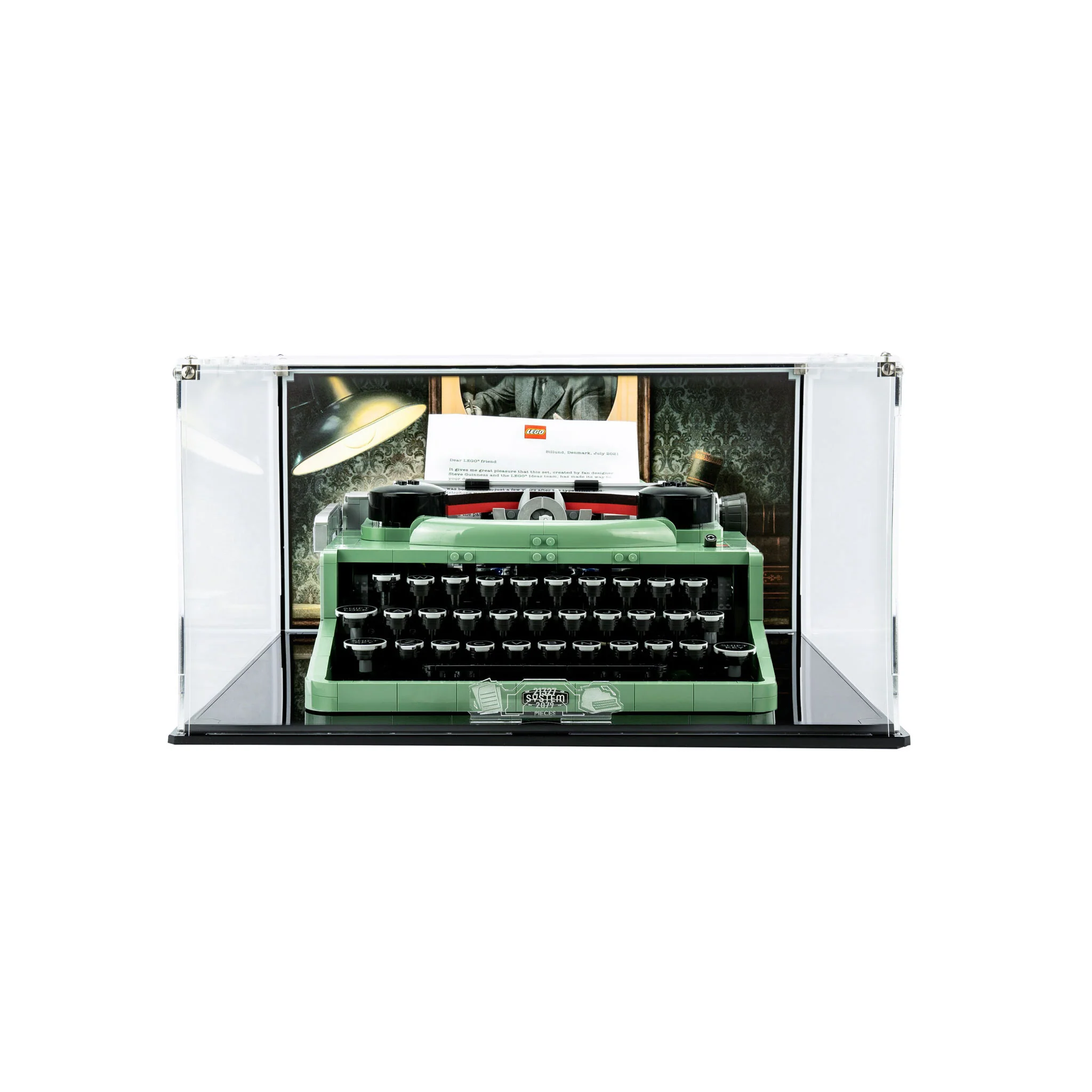Display Case for LEGO® Ideas: Typewriter (21327) - Image 2
