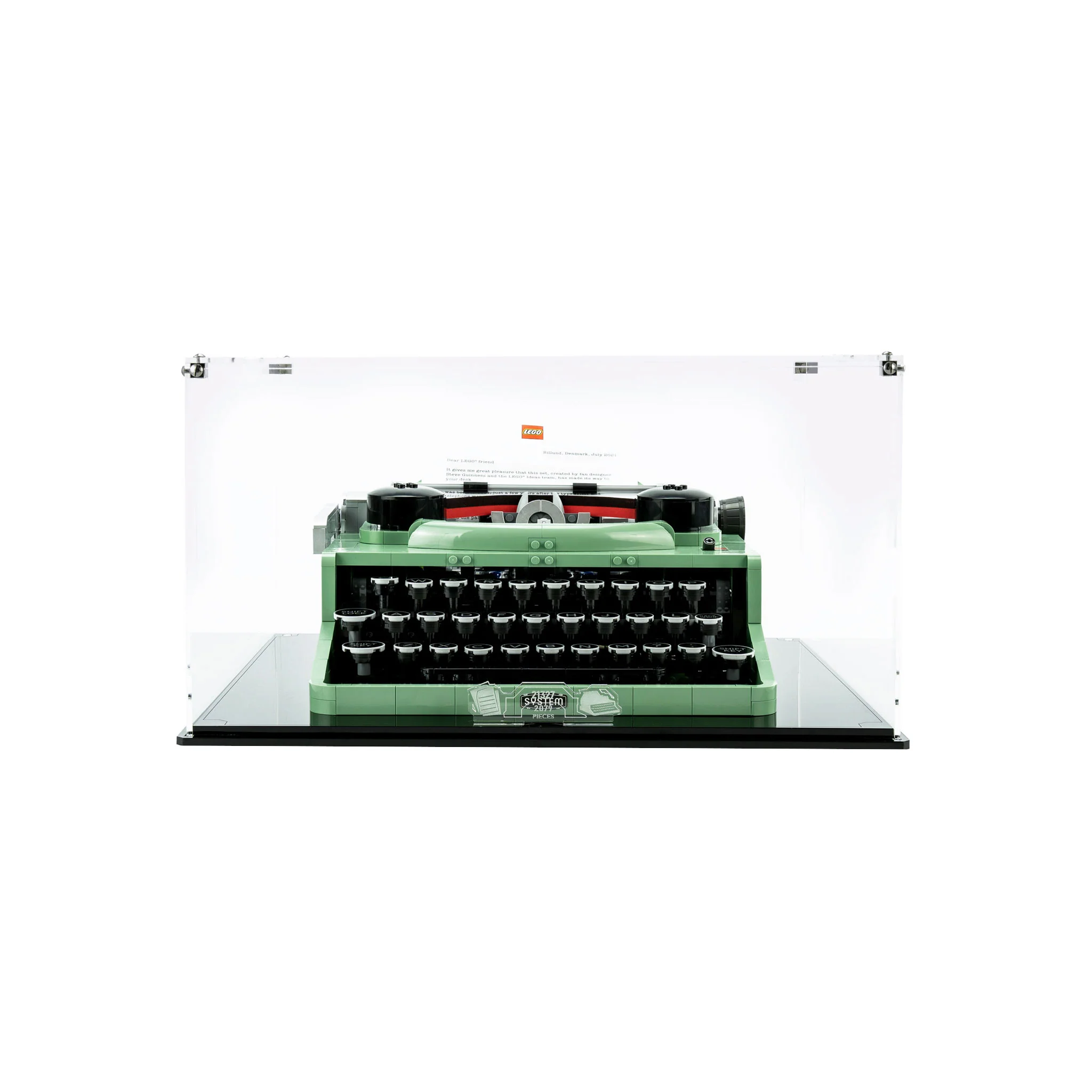 Display Case for LEGO® Ideas: Typewriter (21327) - Image 3