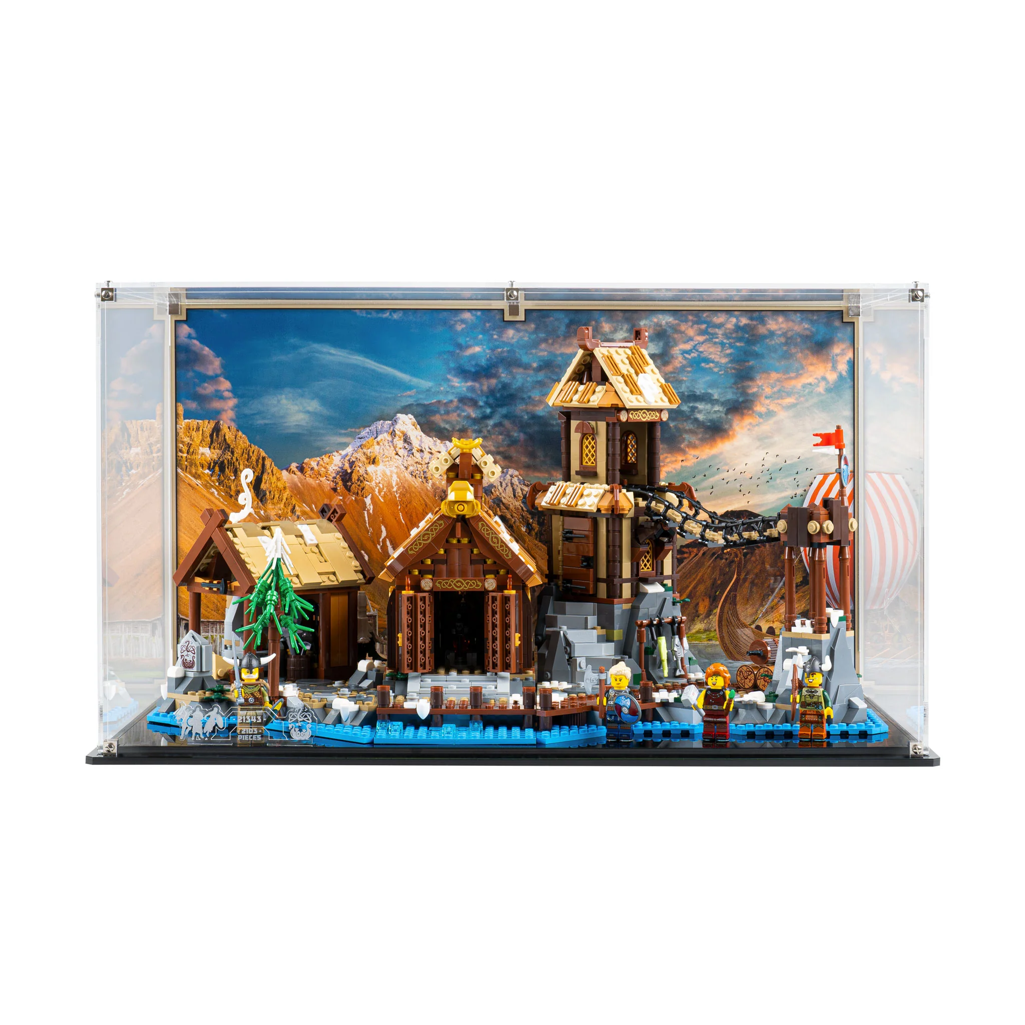 Display Case for LEGO® Ideas: Viking Village (21343) - Image 2