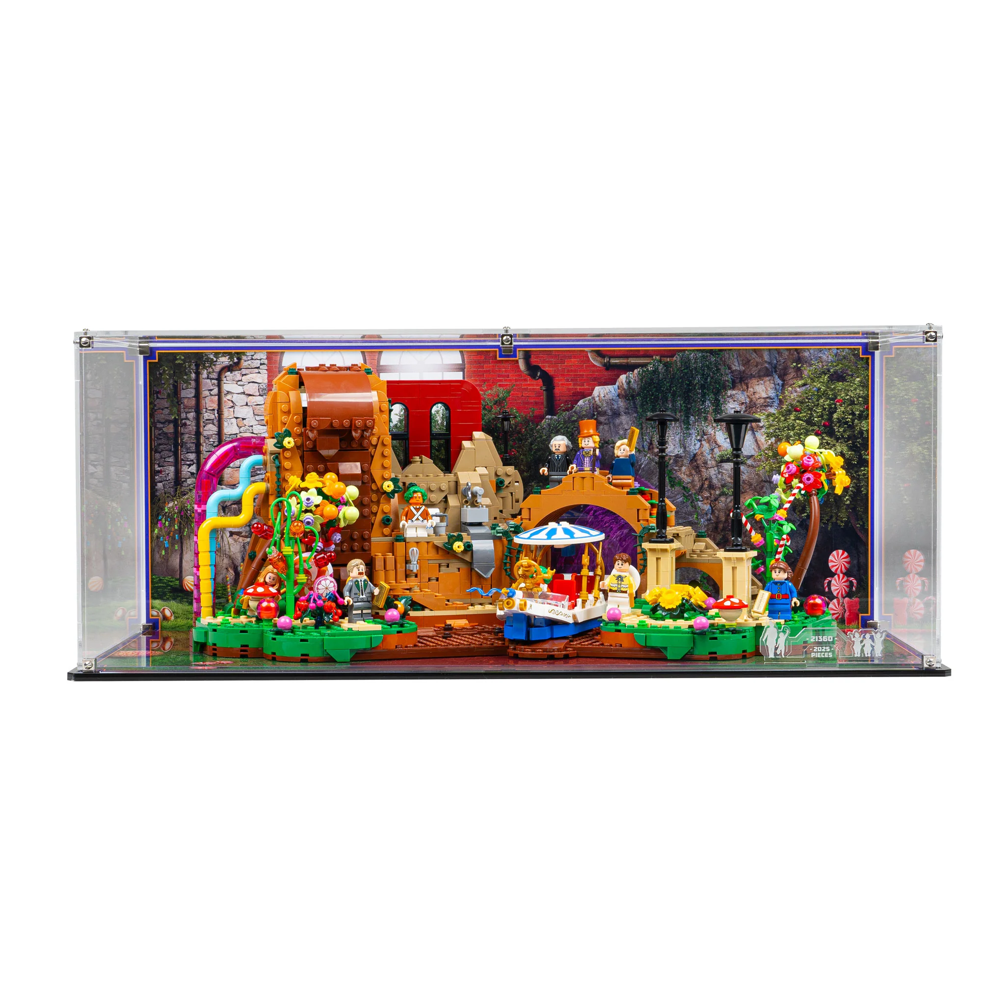 Display Case for LEGO® Ideas: Willy Wonka & the Chocolate Factory (21360) - Image 3