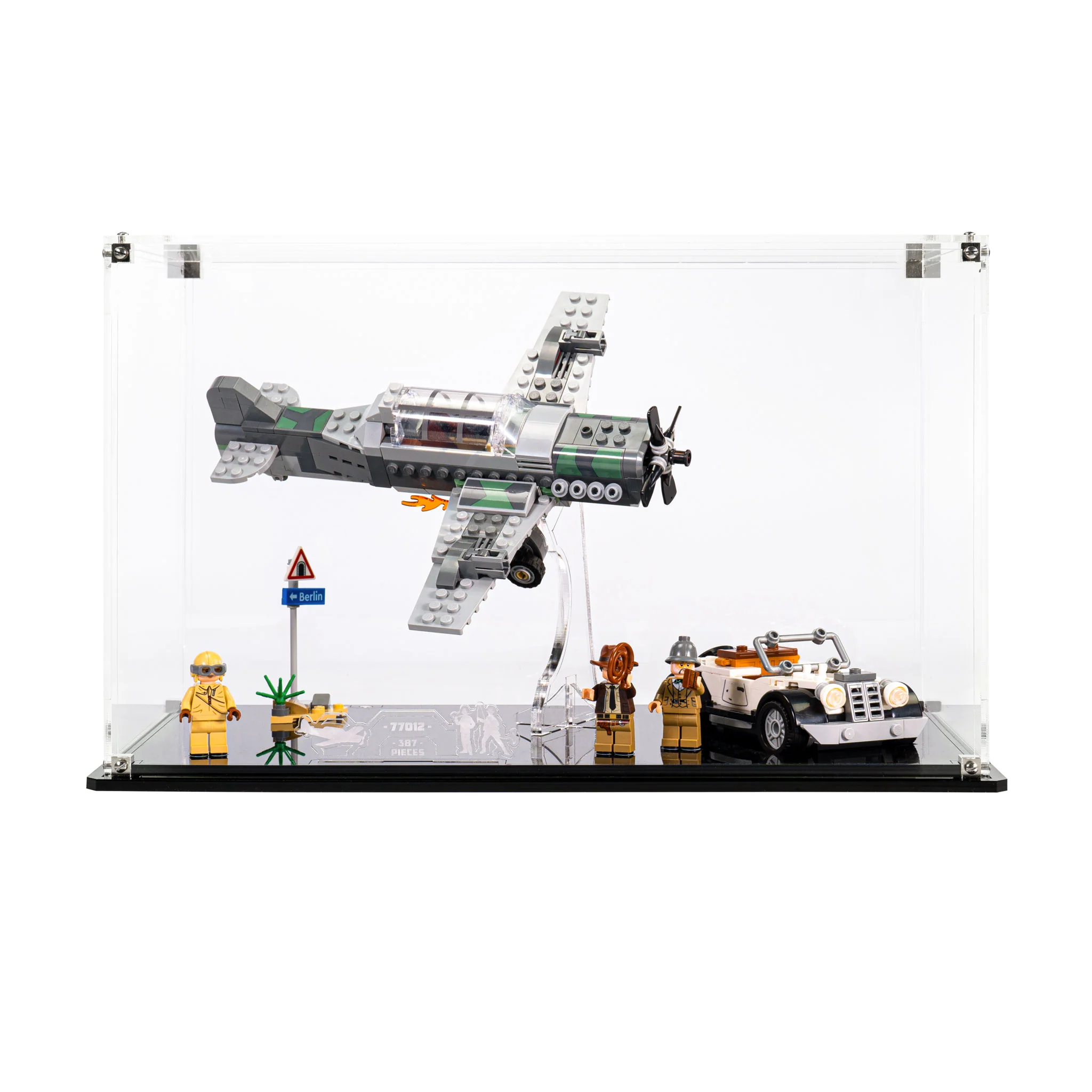 Display Case for LEGO® Indiana Jones™ Fighter Plane Chase (77012) - Image 7