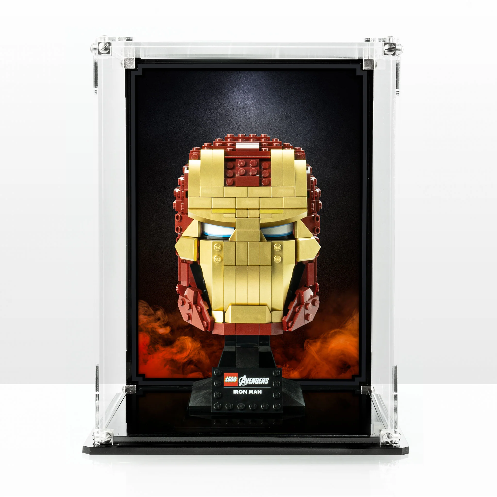 Display Case for LEGO®: Iron Man Helmet (76165)
