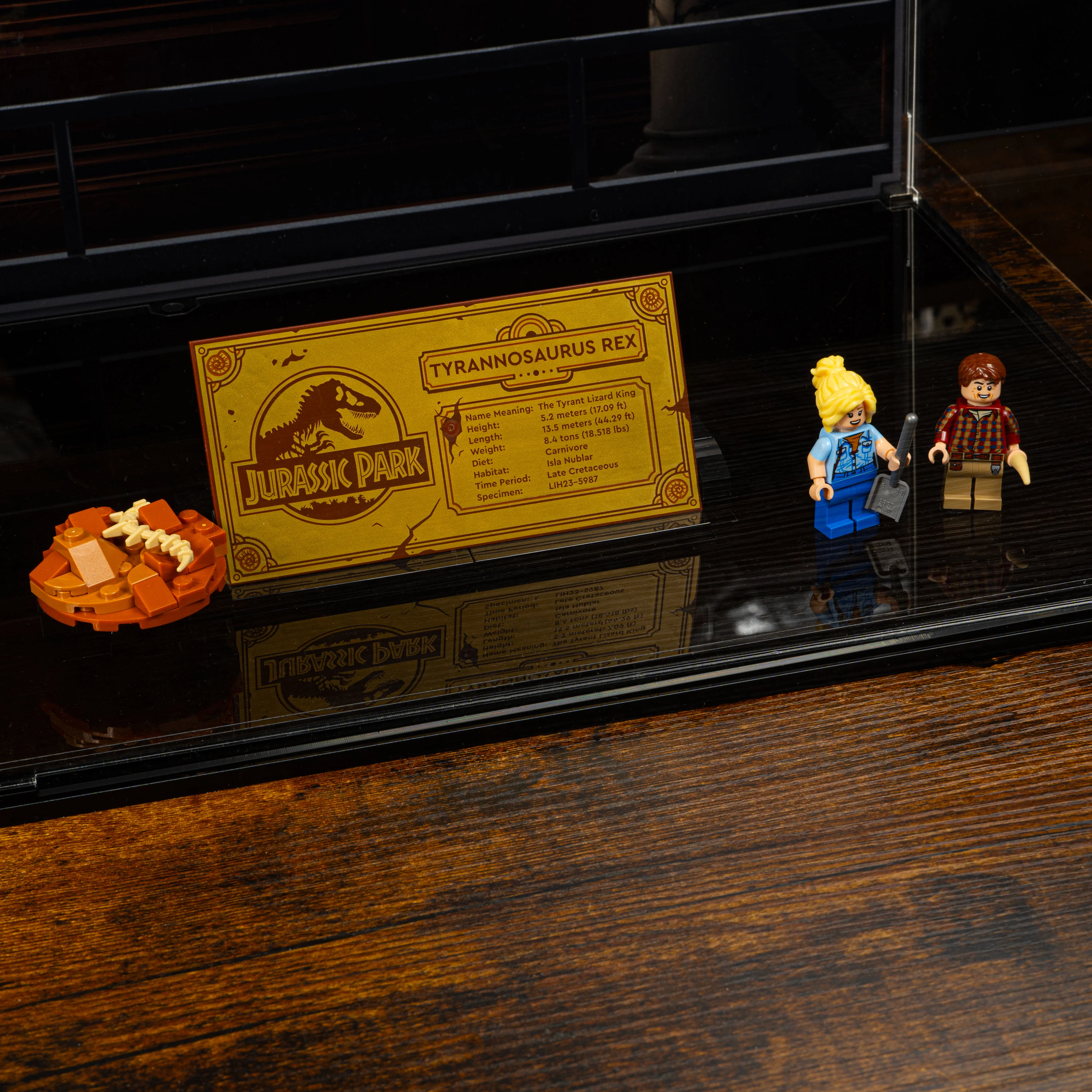 Display Case for LEGO® Jurassic Park: Dinosaur Fossils - Tyrannosaurus Rex (76968) - Image 11