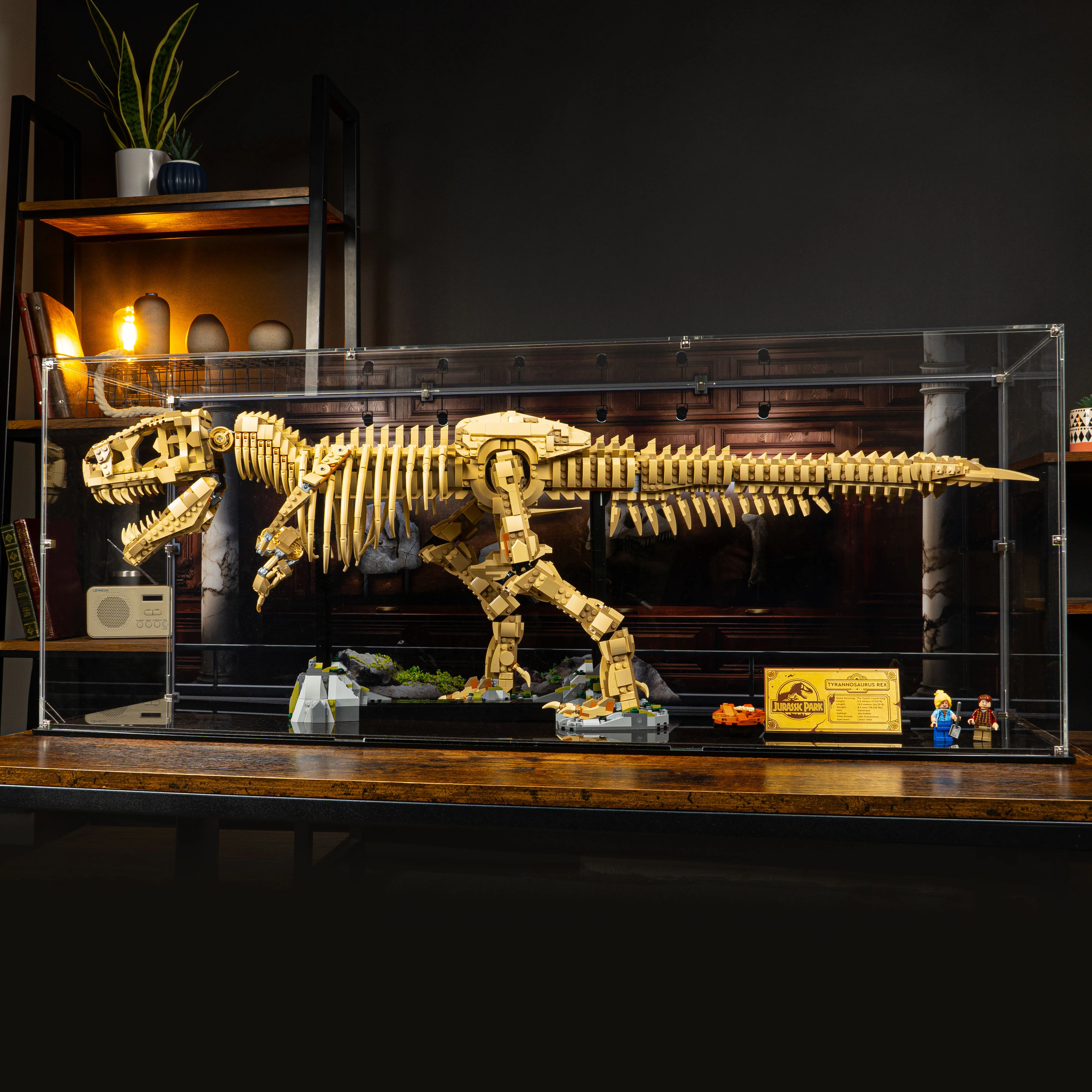 Display Case for LEGO® Jurassic Park: Dinosaur Fossils - Tyrannosaurus Rex (76968) - Image 9