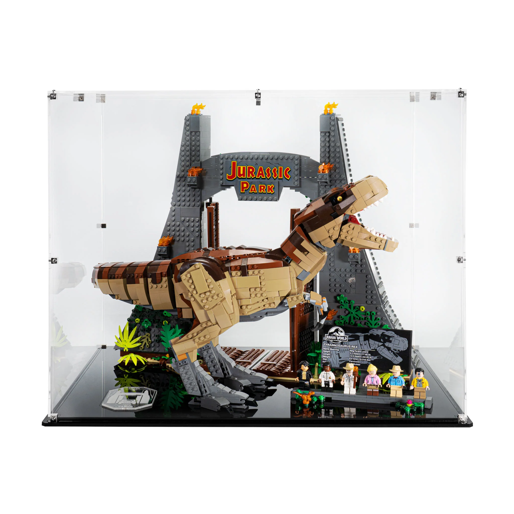 Display Case for LEGO® Jurassic Park: T. rex Rampage (75936) - Image 4
