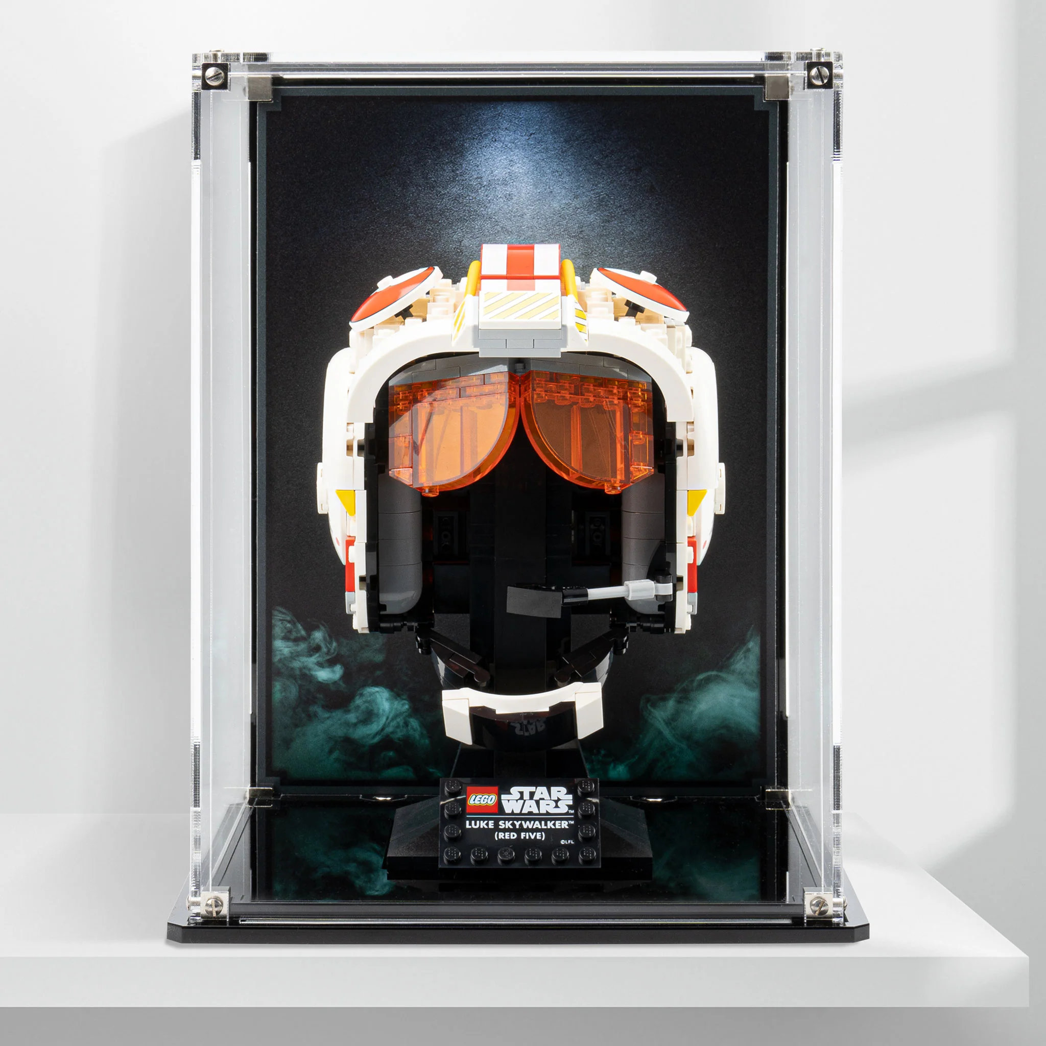 Display Case for LEGO® Luke Skywalker™ (Red Five) Helmet (75327) - Image 8