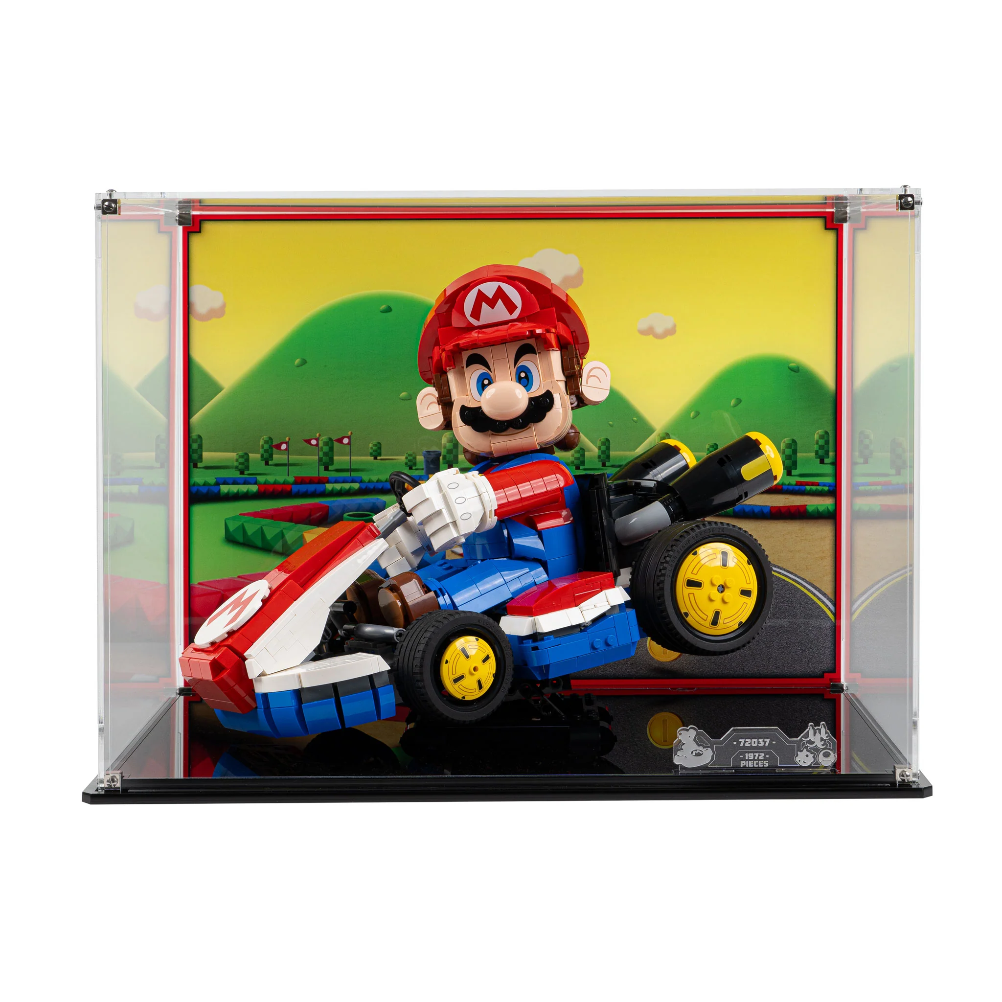 Display Case for LEGO® Mario Kart™ Mario & Standard Kart (72037) - Image 2