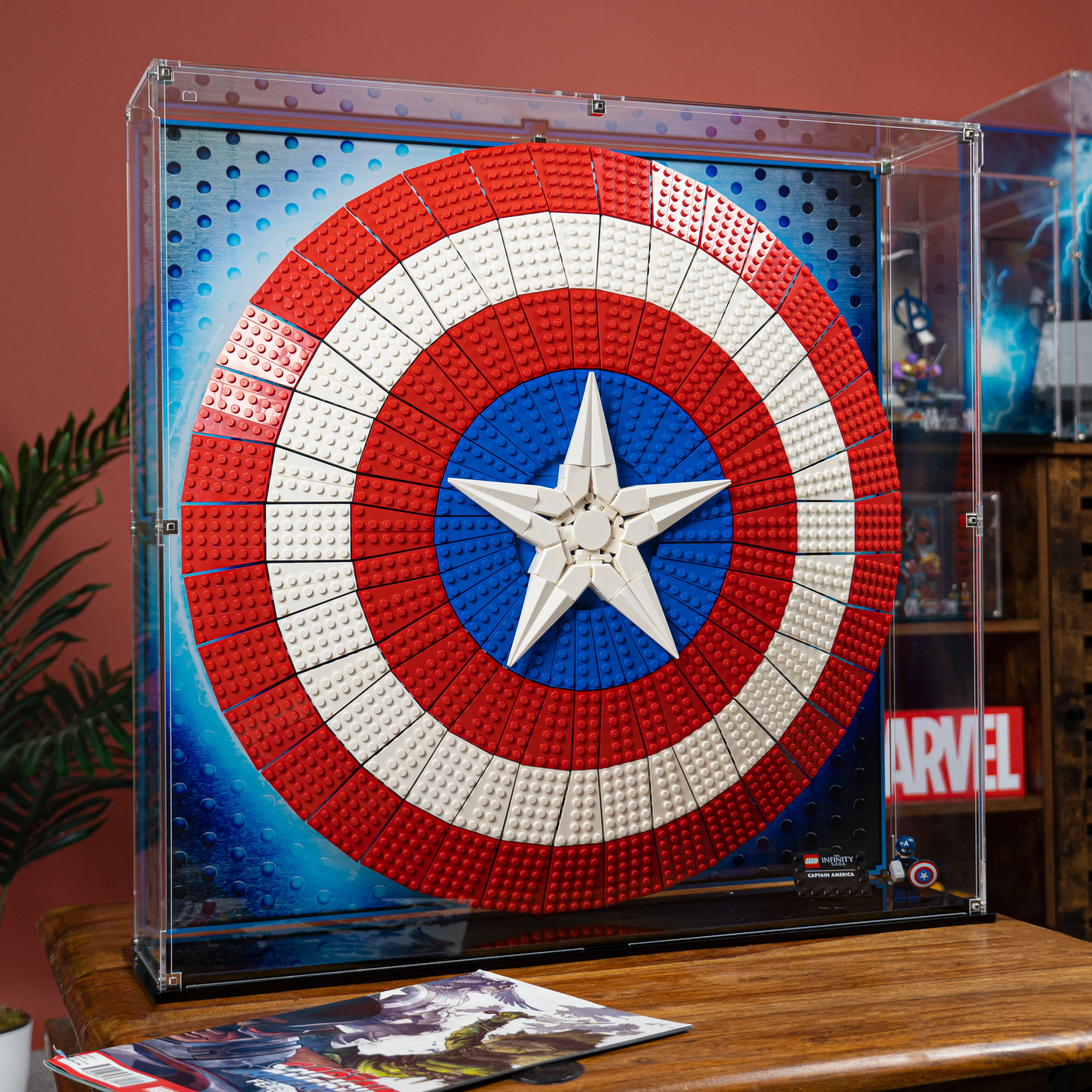 Display Case for LEGO® Marvel Captain America's Shield (76262) - Image 11