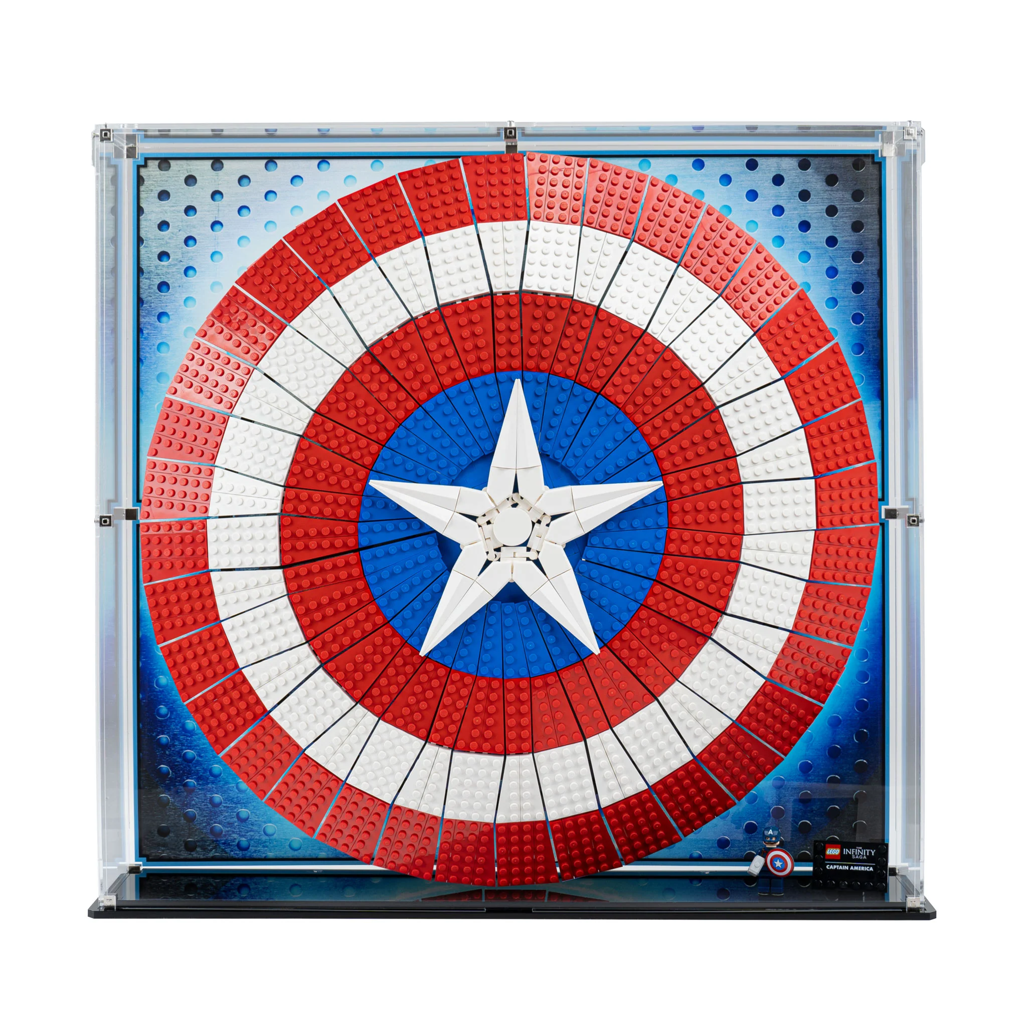 Display Case for LEGO® Marvel Captain America's Shield (76262) - Image 2