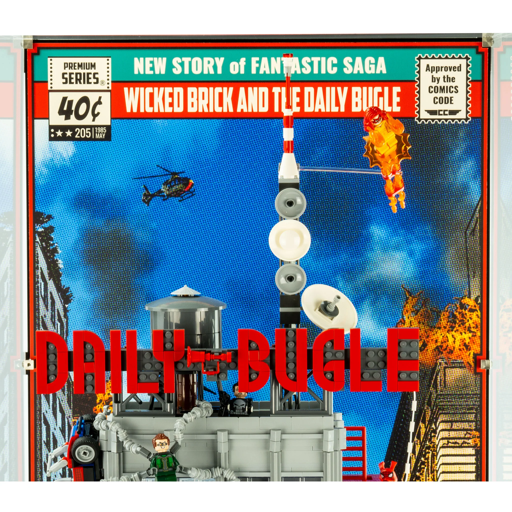 Display Case for LEGO® Marvel: Daily Bugle (76178) - Image 10