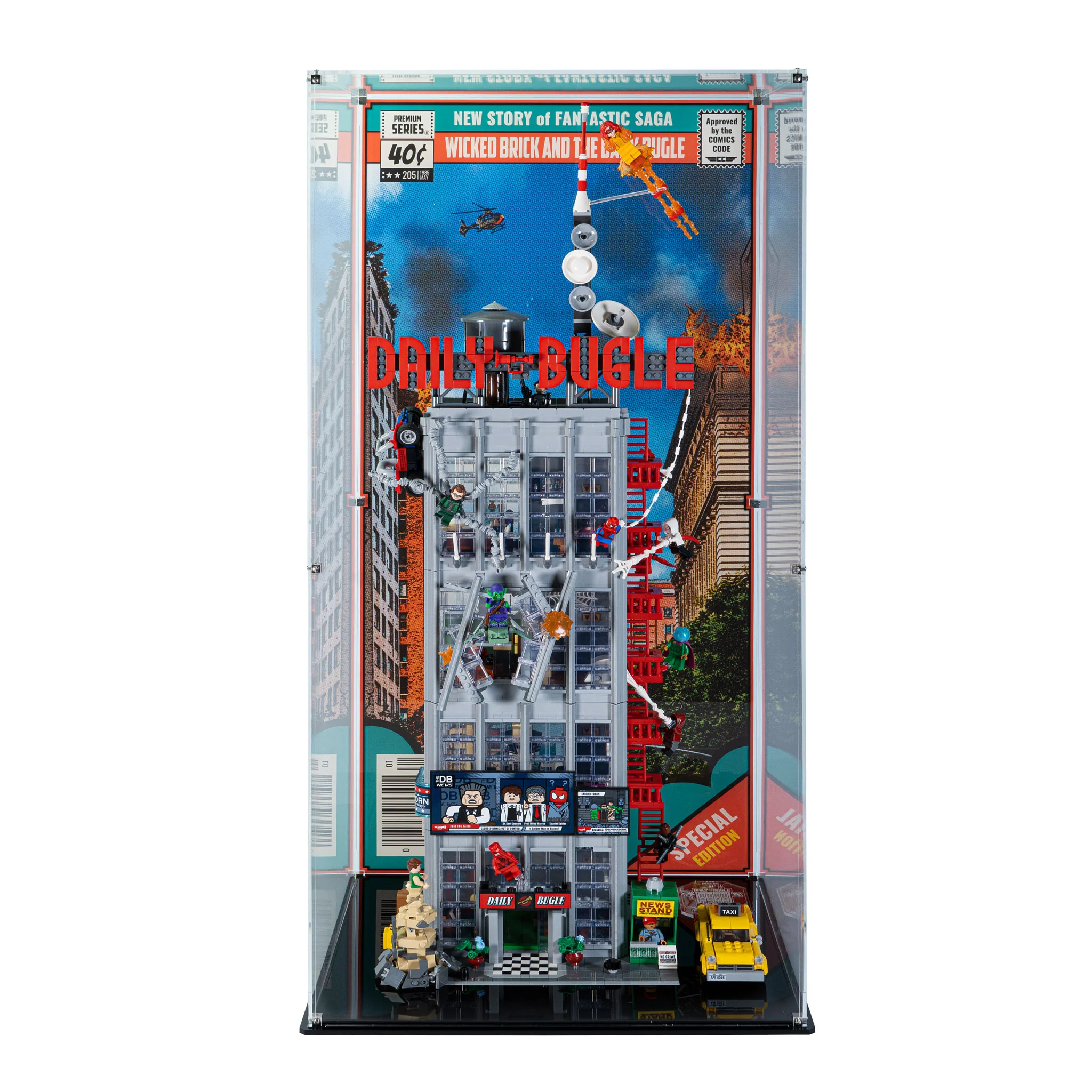 Display Case for LEGO® Marvel: Daily Bugle (76178) - Image 2