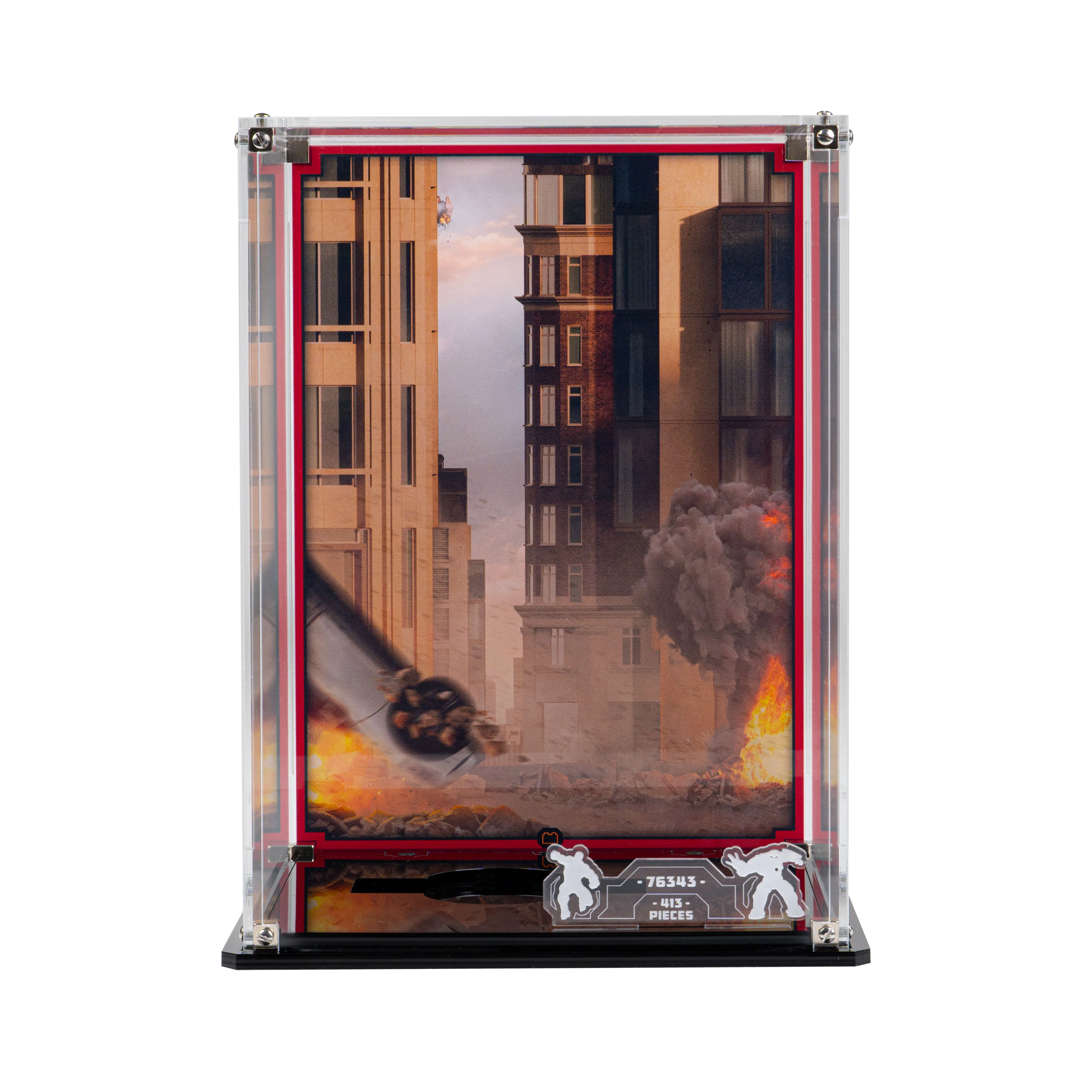 Display Case for LEGO® Marvel: Epic Battle: Hulkbuster vs. The Hulk (76343) - Image 4