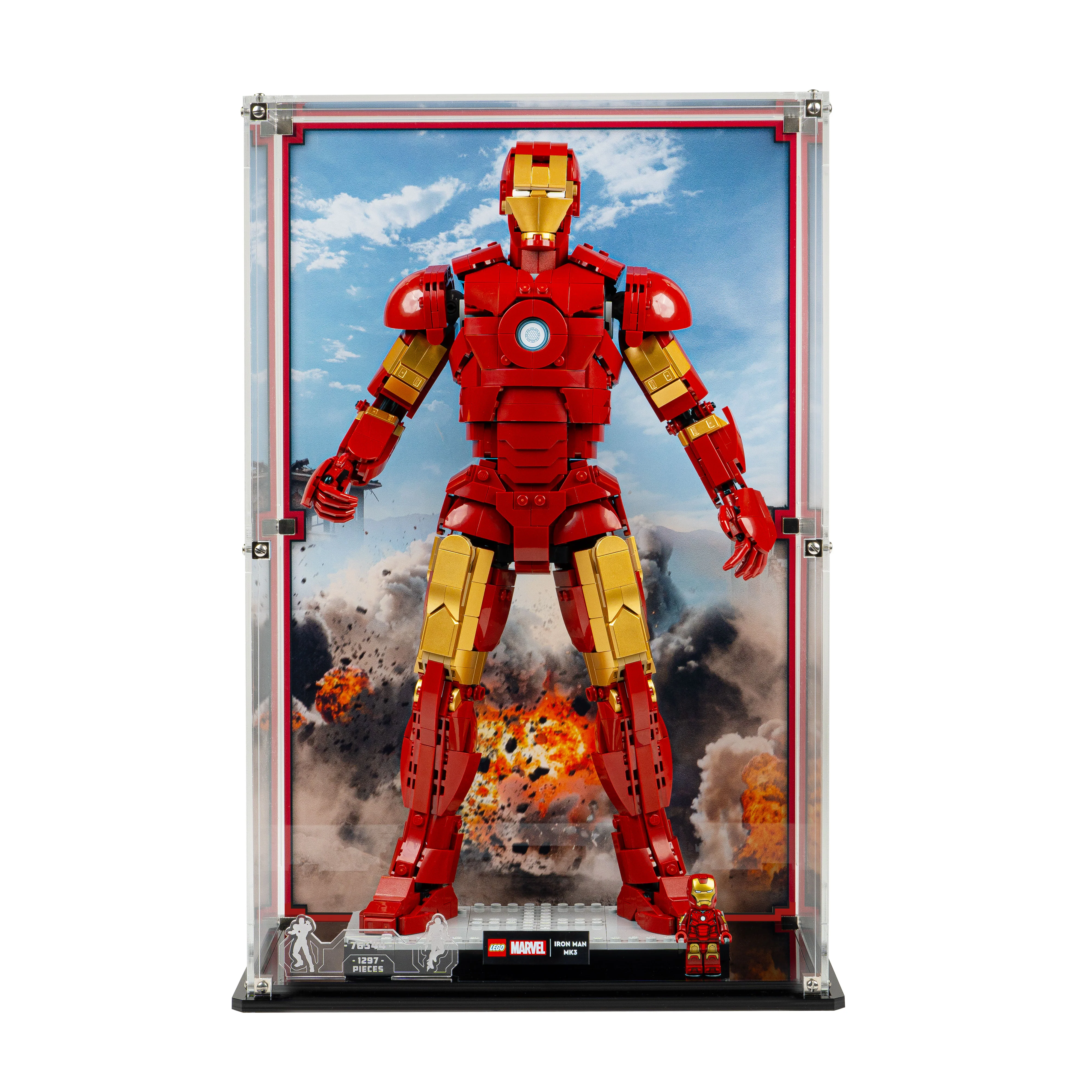 Display Case for LEGO® Marvel: Iron Man Mark 3 Collectors' Edition (76344) - Image 9