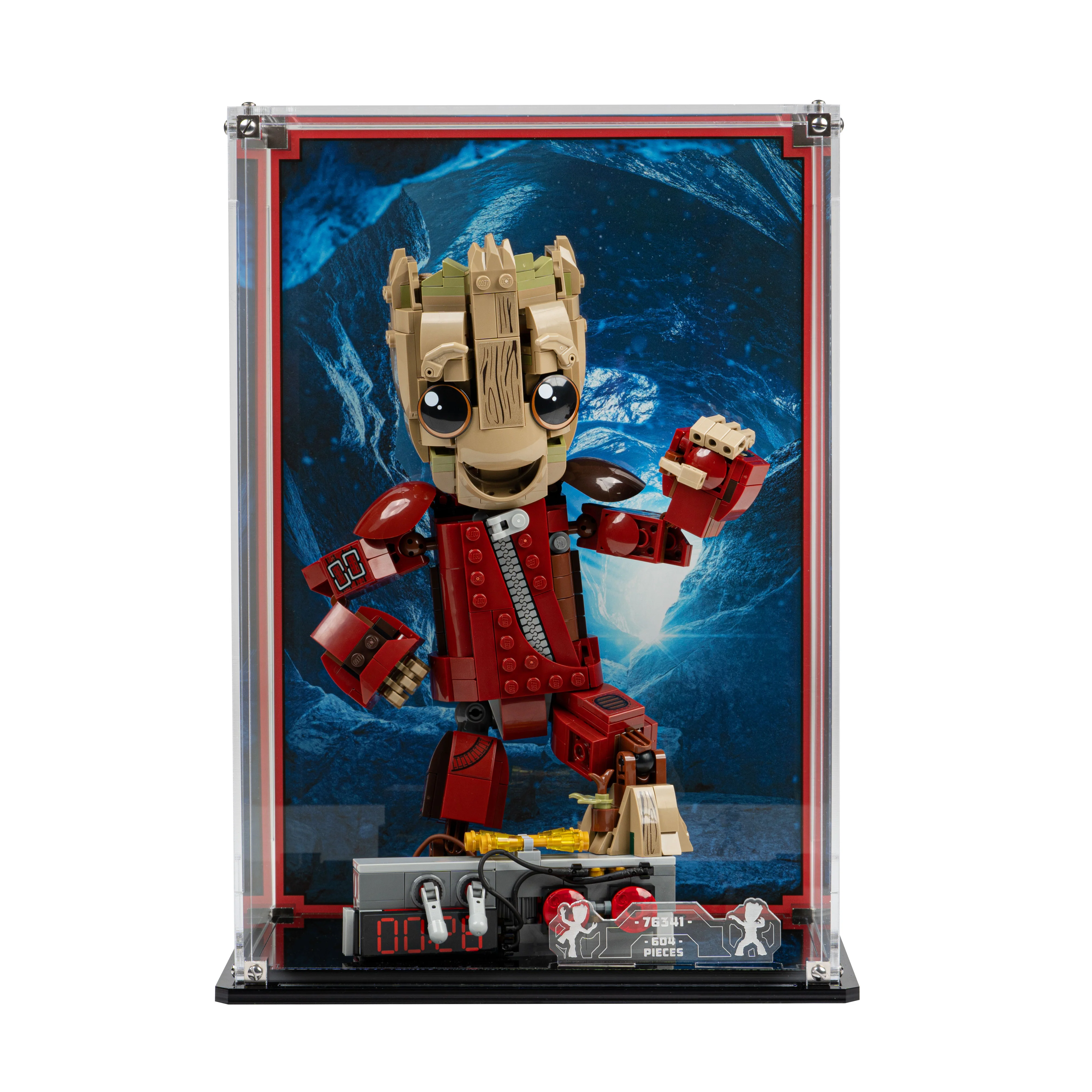 Display Case for LEGO® Marvel: Ravager Jumpsuit Groot (76341) - Image 12